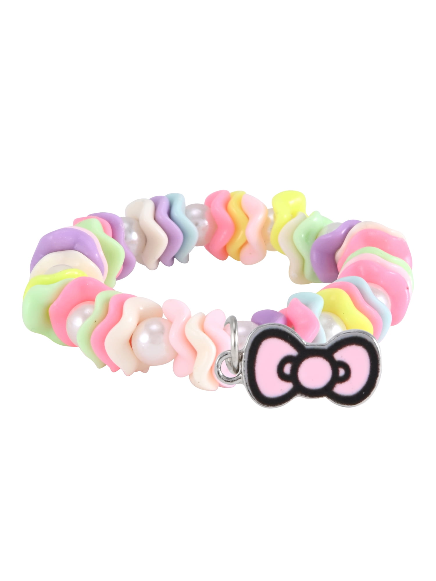 San Rio Hello Kitty Girls Pink Silicone Strap Watch and Bracelet Set.; HK40065WM - Image 3