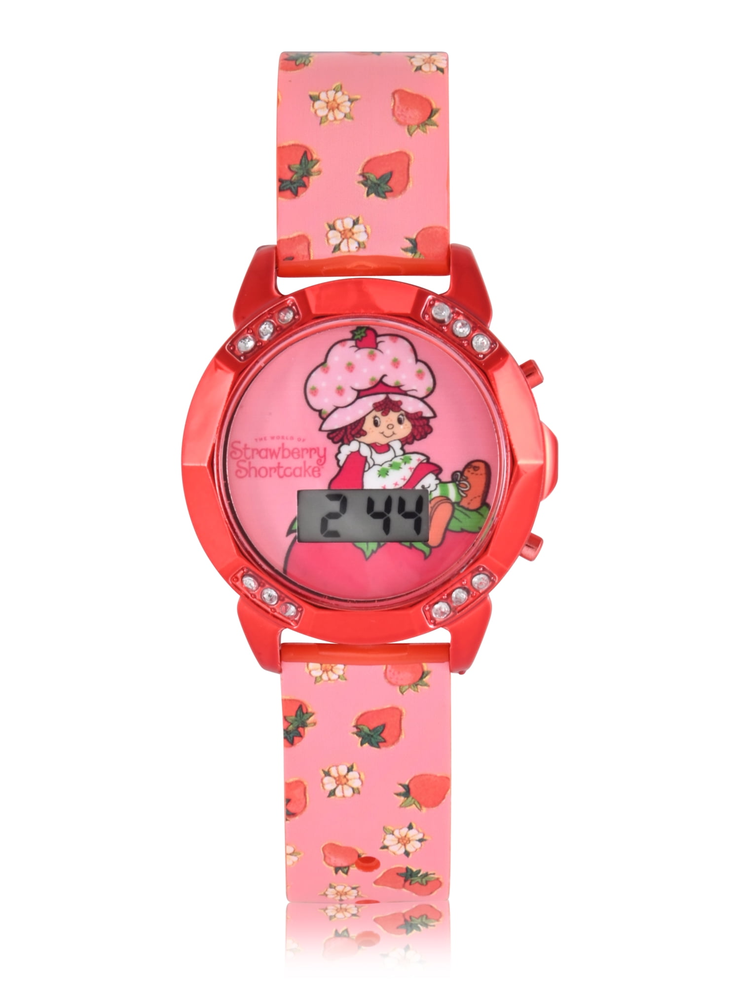 Strawberry Shortcake Female Child Pink LCD Watch, STR4032WM - Image 3