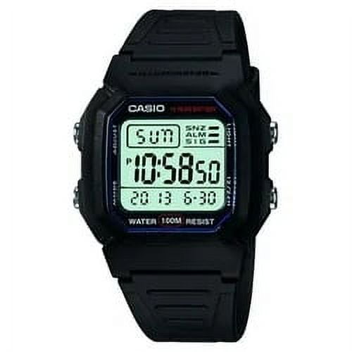 Casio Adult Men's Classic Digital Sport Watch with Resin Band W800H-1AV - Image 4