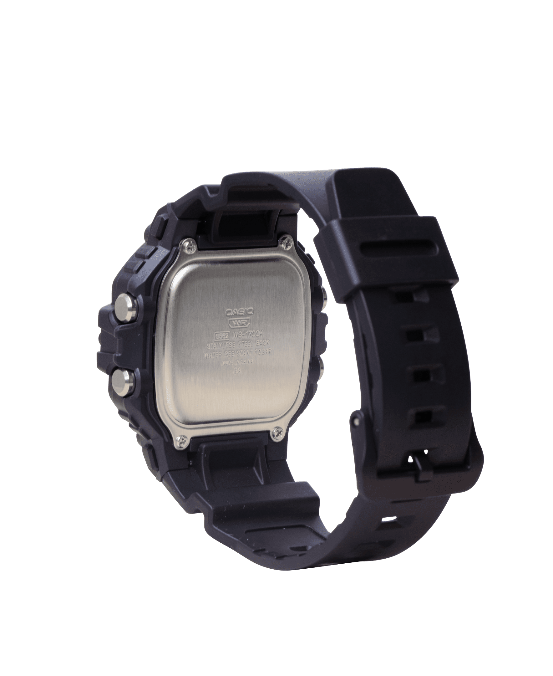 Casio Mens Digital Wristwatch Tide/Moon Graph Display Fishing Timer 10-Yr Battery 100M Wr Led Backlight Stopwatch Risin Black - Image 2