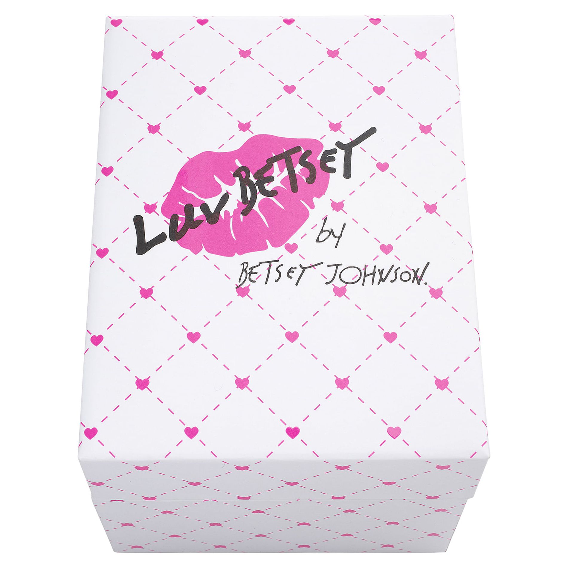 Luv Betsey Women's Black Dial with Color Glitter Printed with Gold Case and Pink Quilted Strap Women's Watch - Image 5