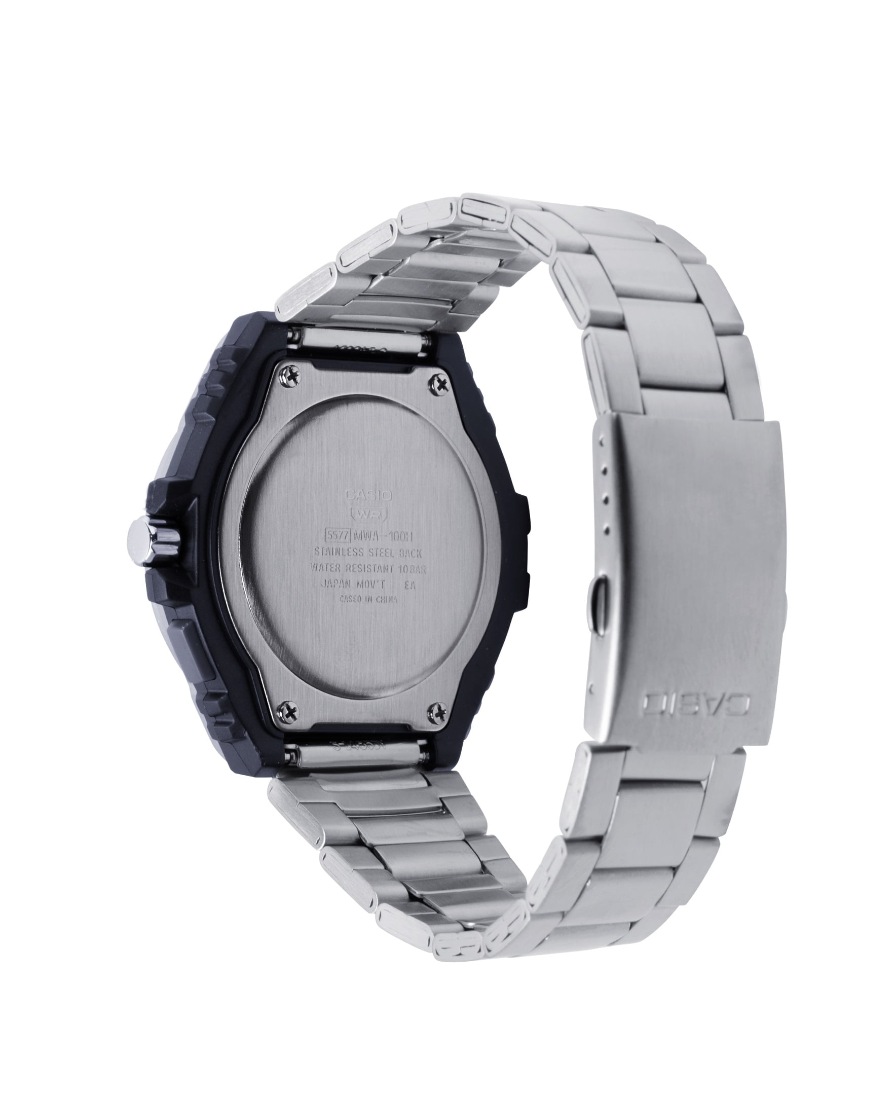 Casio Men's Analog Watch with Stainless Steel Link Bracelet - MWA100HD-2AV - Image 3