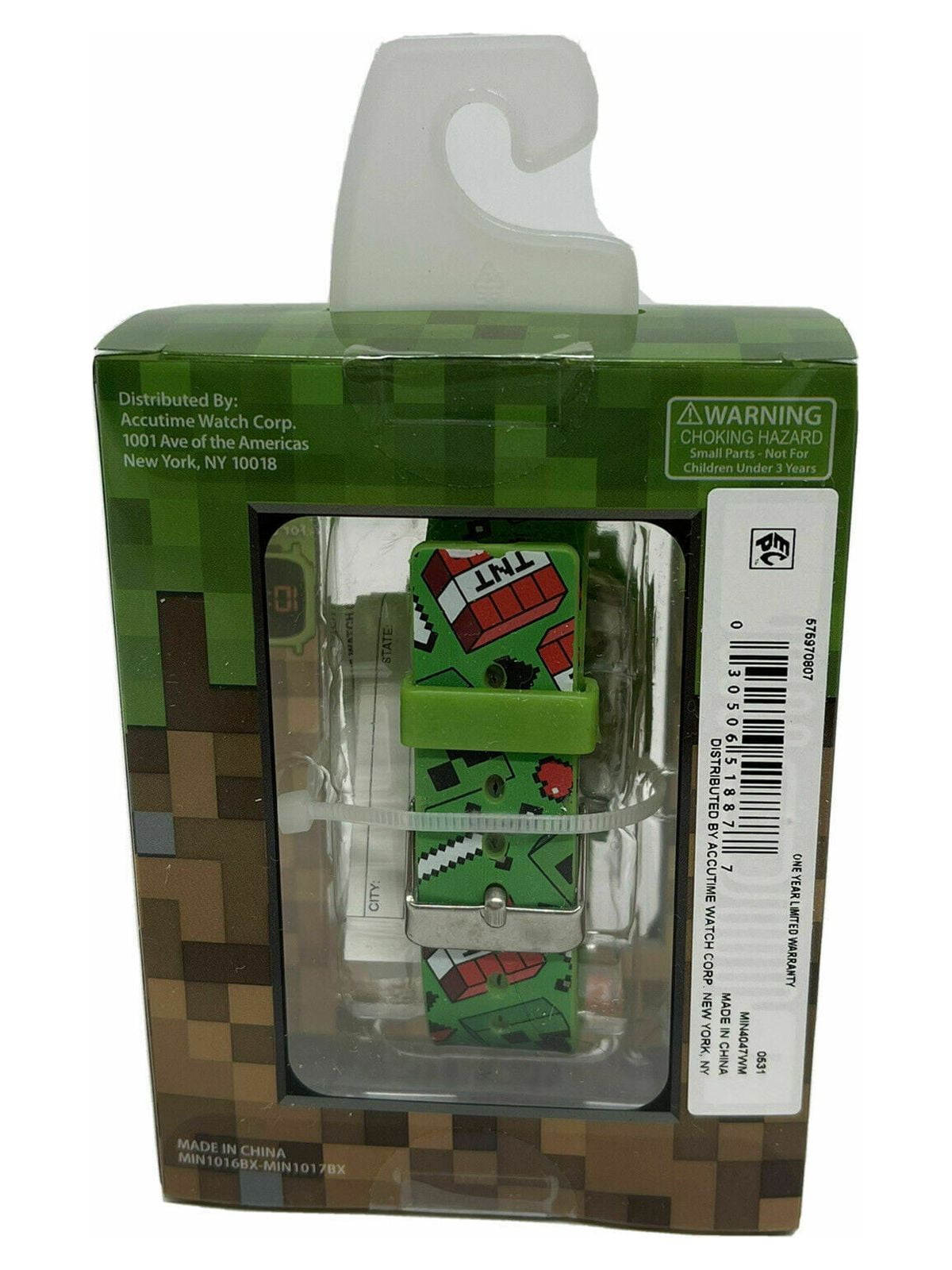 Minecraft "TNT CREEPER" Unisex Child LCD Watch (MIN4047WM) - Image 2