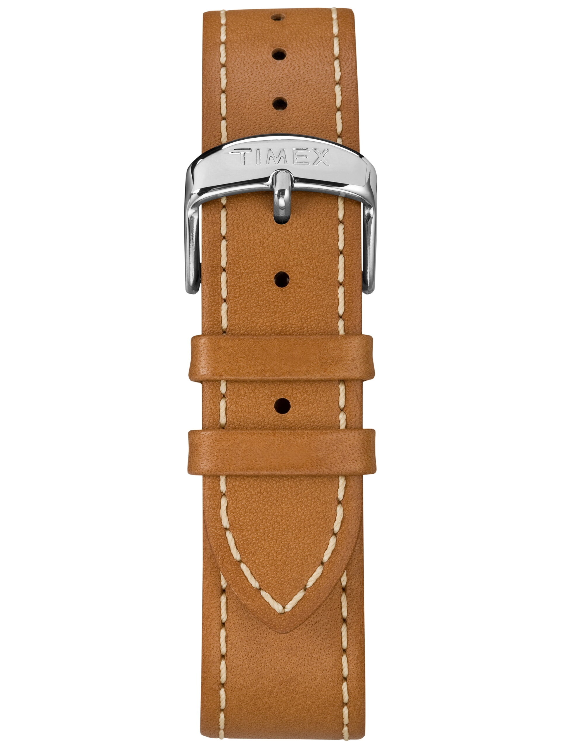 Timex Men's Weekender Tan/Blue 40mm Casual Watch, Leather Quick-Release Strap - Image 2