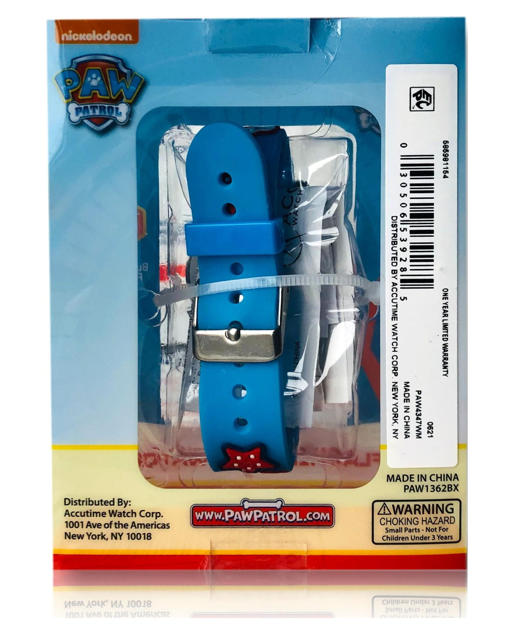 Nickelodeon Paw Patrol Metallic Light-Up Childrens LCD Watch with Silicone Strap in Blue (PAW4347WM) - Image 5