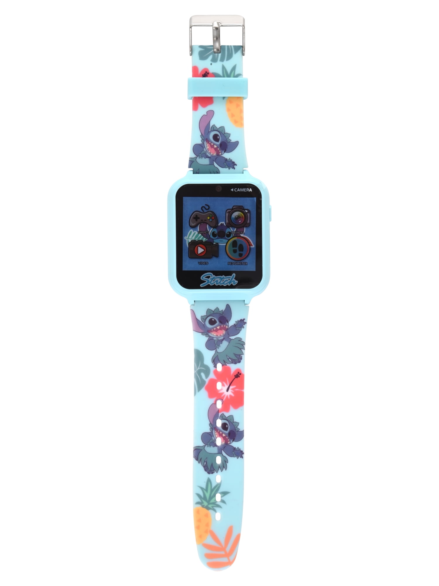Disney Lilo & Stitch iTime Unisex Touchscreen Children's Smart Watch with Silicone Strap and Blue Case 42MM - Image 2