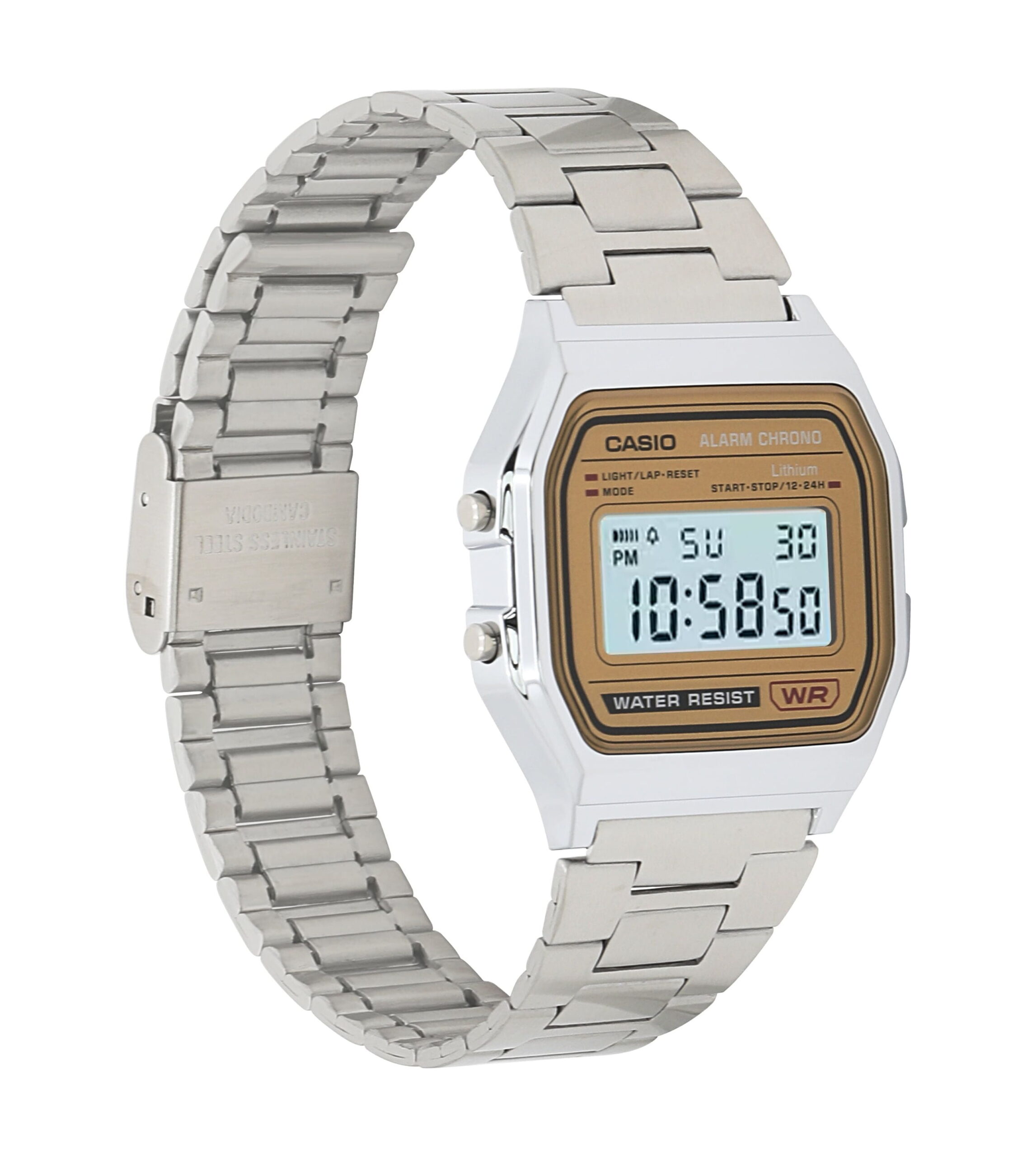Casio Mens Digital Adult Metal Watch - Image 4