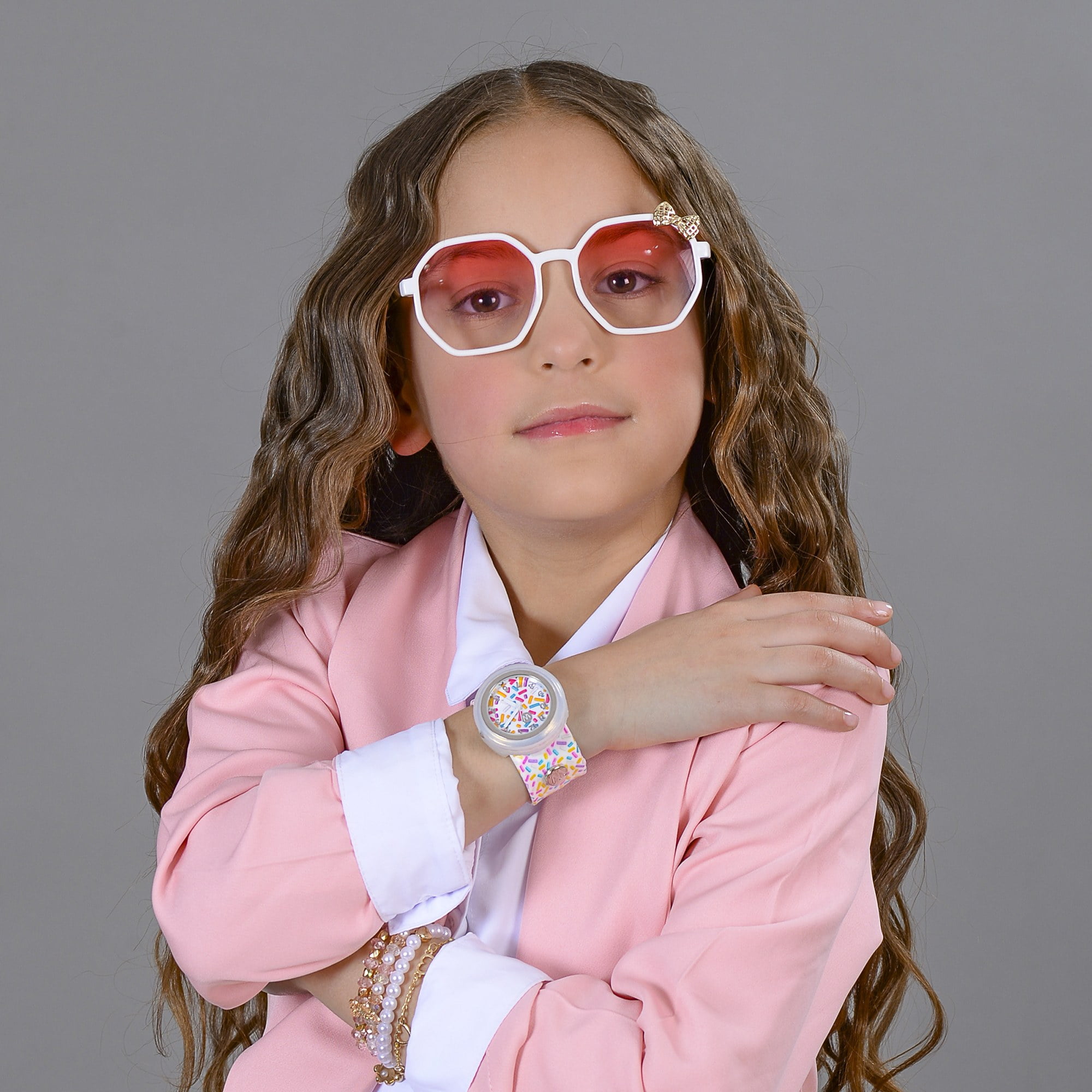 Watchitude: Slap Watch - Sprinkles - Kids Analog Watch, Water Resistance, 9" Silicone Slap Band, Interchangeable Face, Girls & Boys, Ages 5+ - Image 5