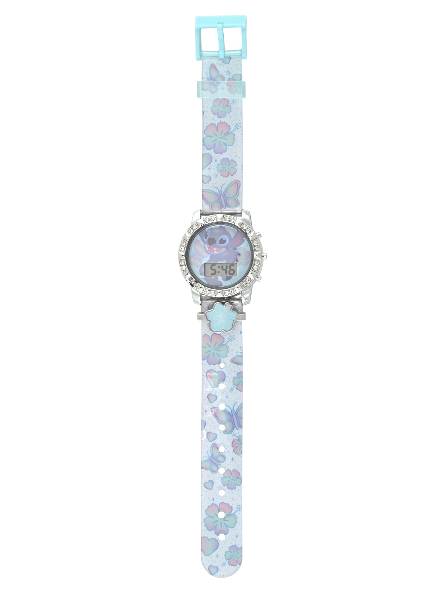 Disney Lilo and Stitch Unisex Child Light Blue LCD Watch, LAS4165WM - Image 4