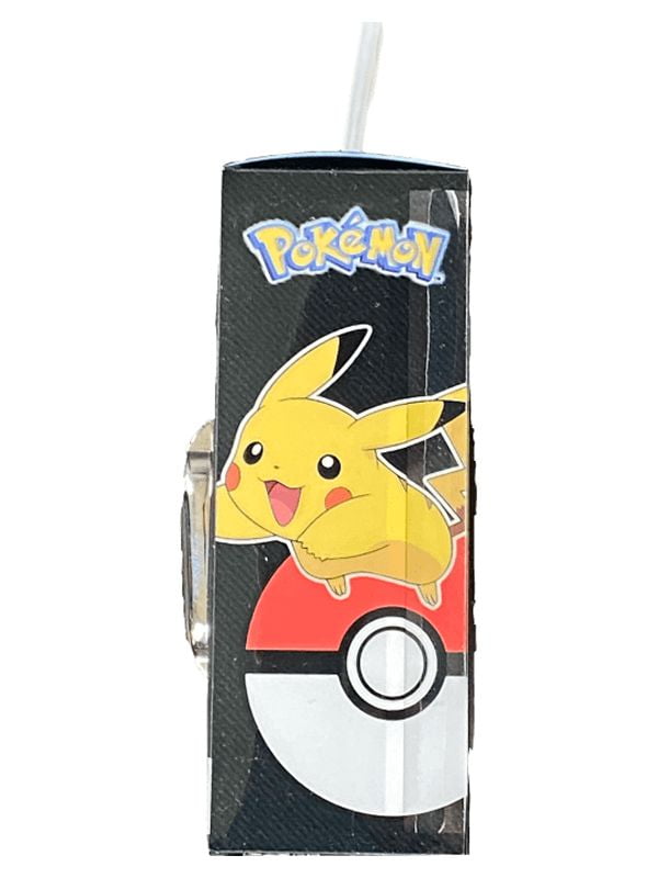 Pokémon Unisex Childrens LED Touch Screen Wristwatch with Metallic Silver Bezel and Silicone Strap (POK4255WM) - Image 4