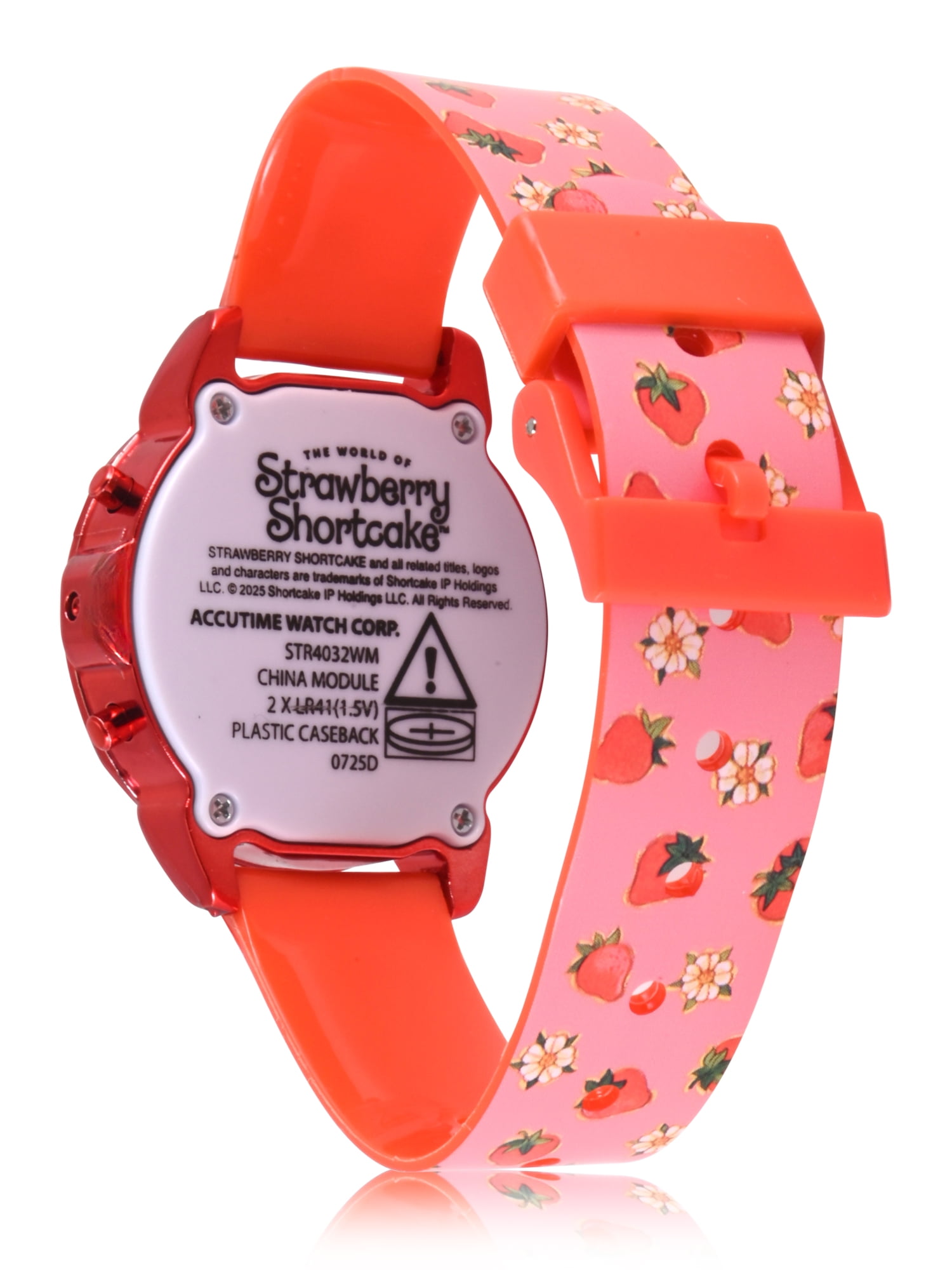 Strawberry Shortcake Female Child Pink LCD Watch, STR4032WM - Image 4