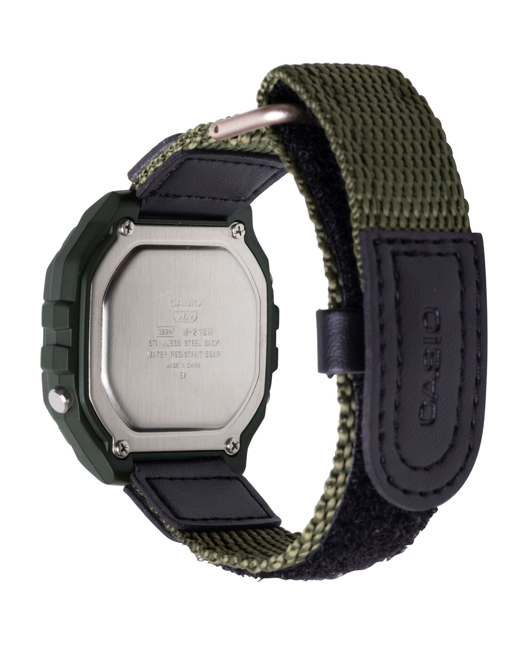 Casio Men's Velcro Band Digital Watch W218HB-3AV - Image 5