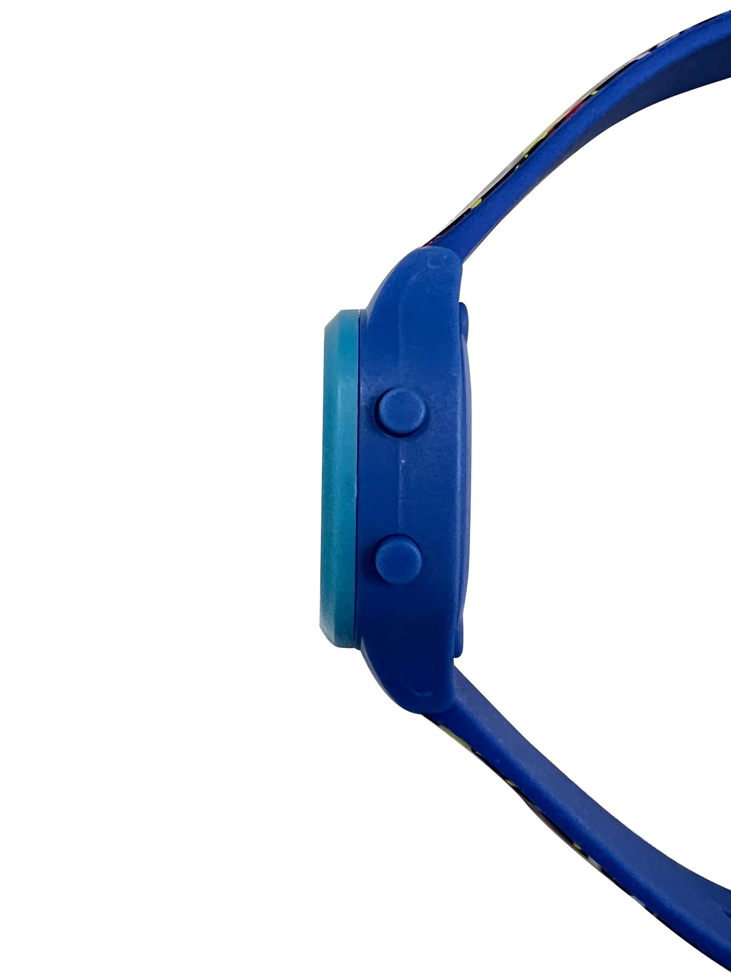 Wonder Nation Boys Round Multifunction LCD Kids Monster Truck Digital Wristwatch, Blue Multi Color, Silicone Strap - Image 4