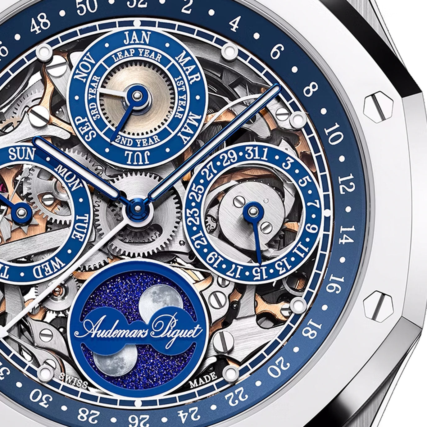 Audemars Piguet Royal Oak Perpetual Calendar “150th Anniversary”, 26585XT.OO.1220XT.01, box and papers 1:1 - Image 4