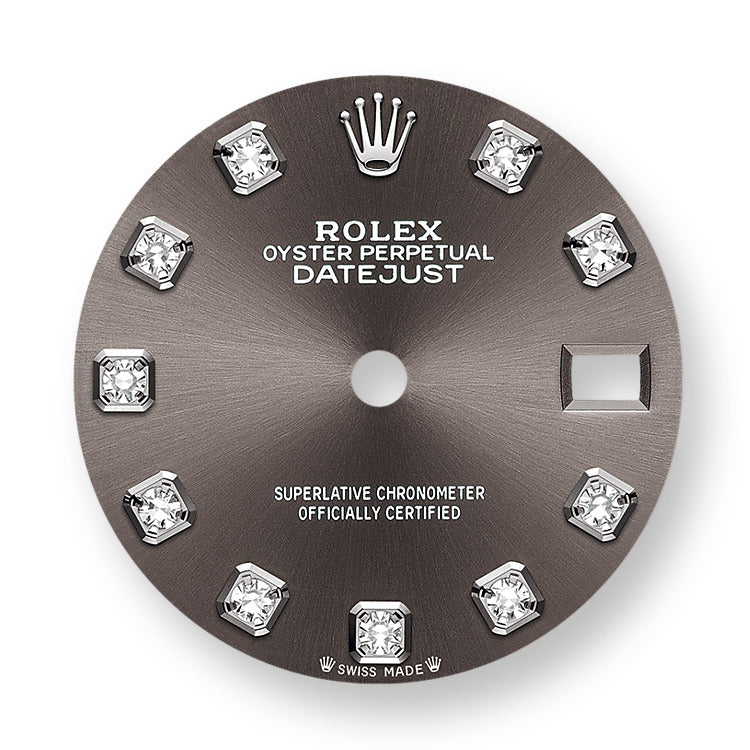 Rolex Lady-Datejust 28, Oystersteel and 18k White Gold, Ref# 279384RBR-0017 1:1 - Image 2