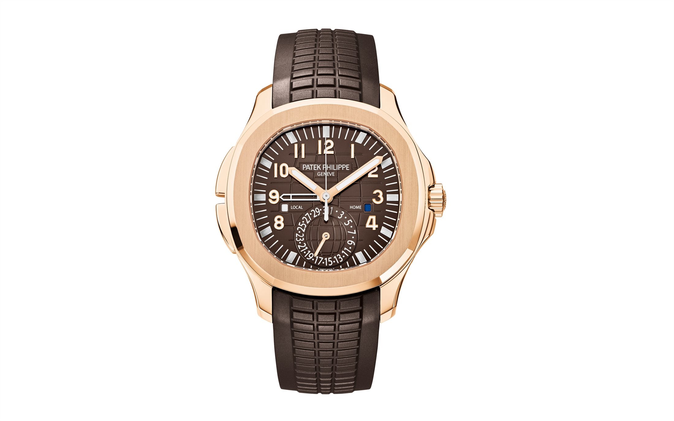 Patek Philippe Aquanaut Travel Time, 18k Rose Gold, 40,8mm, Ref# 5164R-001 1:1 - Image 2