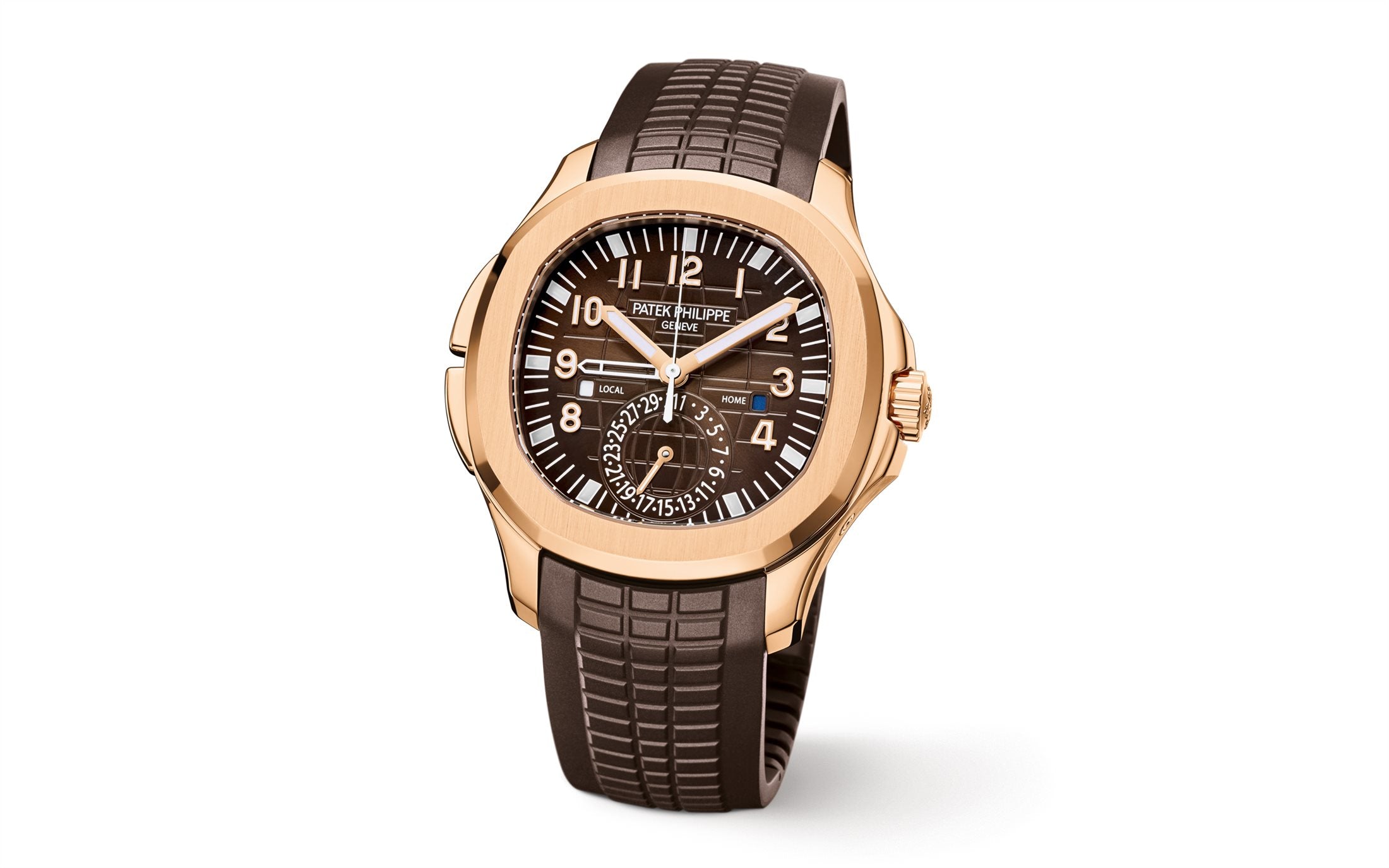 Patek Philippe Aquanaut Travel Time, 18k Rose Gold, 40,8mm, Ref# 5164R-001 1:1 - Image 5