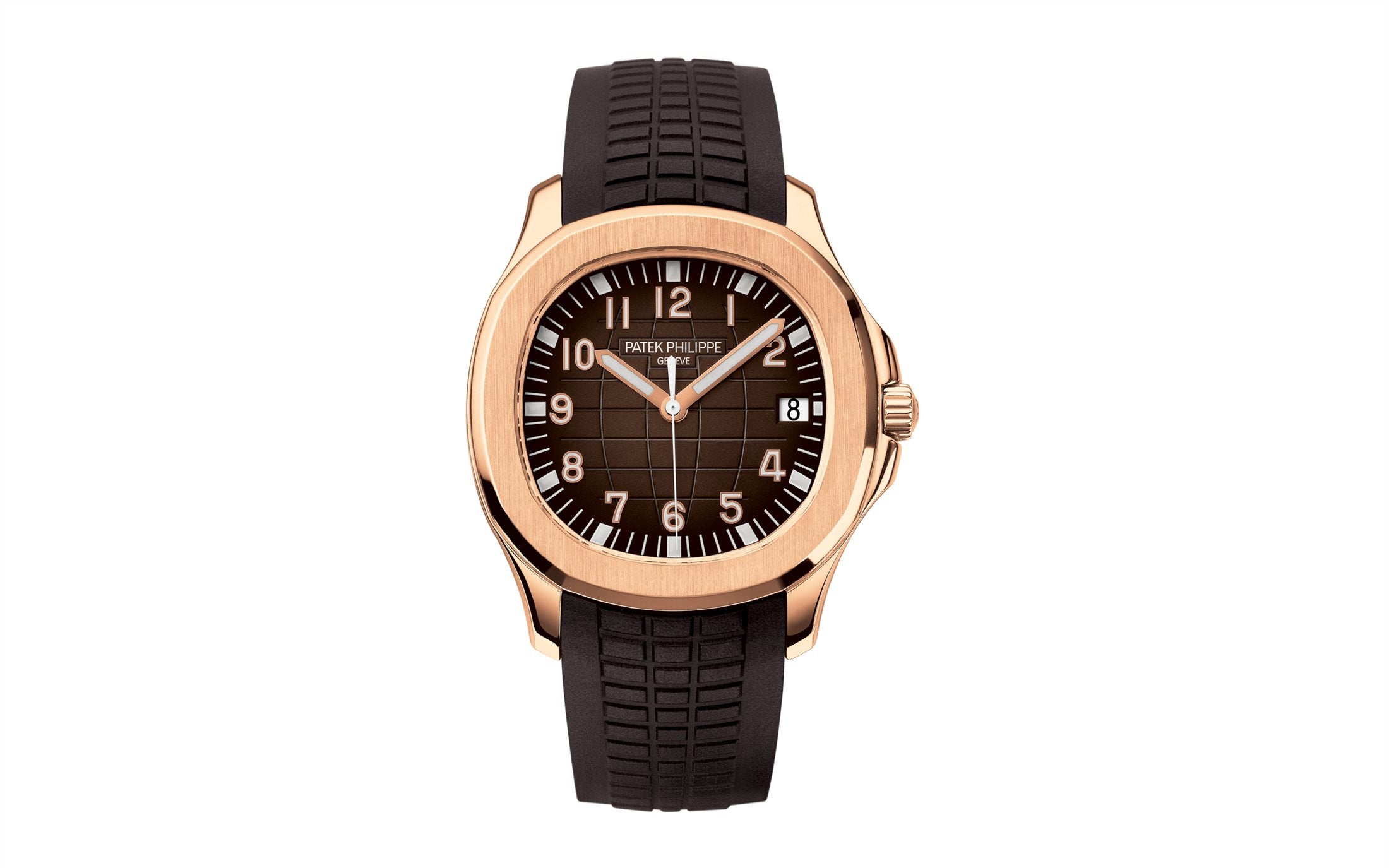 Patek Philippe Aquanaut Date, Sweep Seconds Watch, 18k Rose Gold 40,8mm, Ref# 5167R-001 1:1 - Image 2