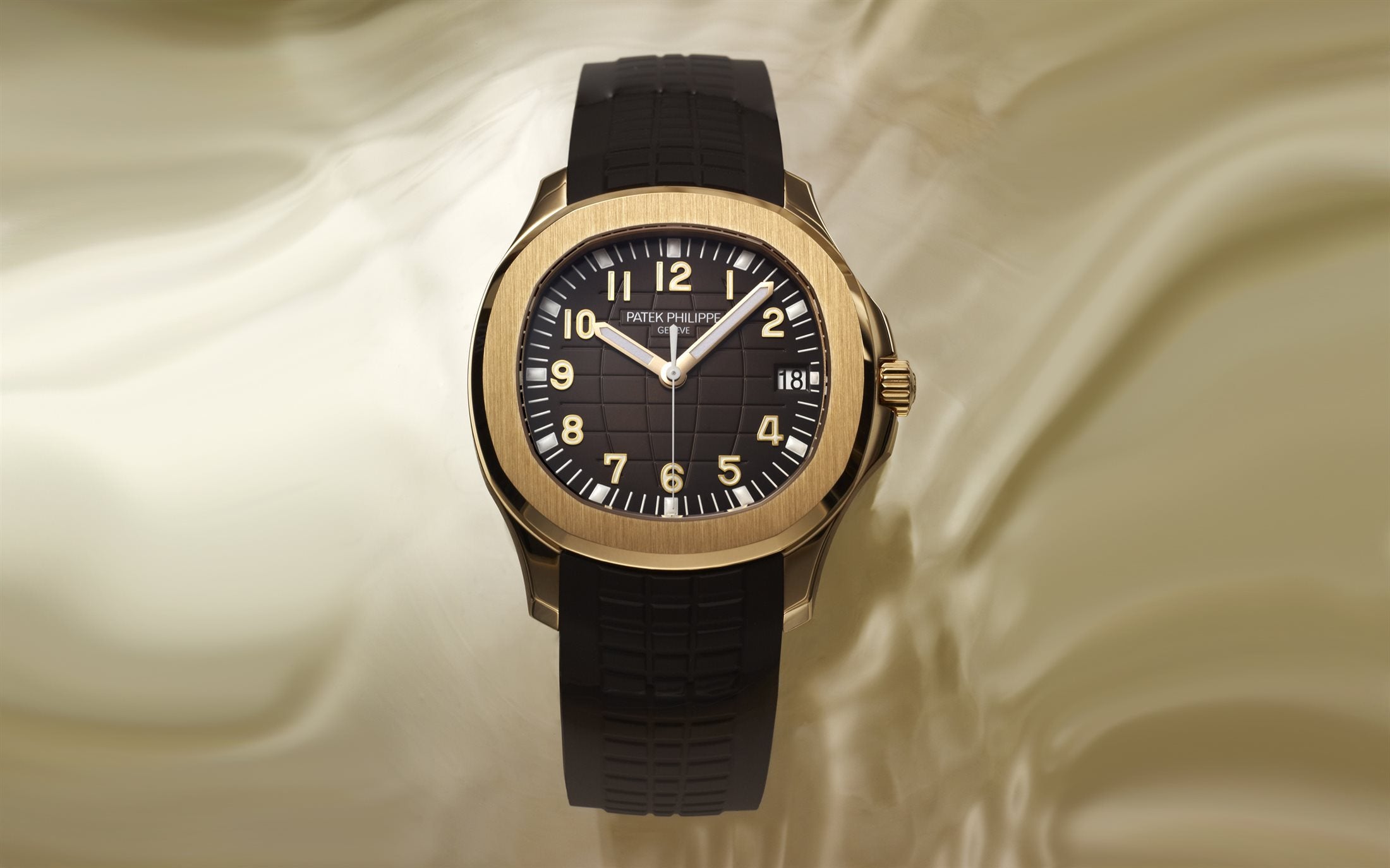 Patek Philippe Aquanaut Date, Sweep Seconds Watch, 18k Rose Gold 40,8mm, Ref# 5167R-001 1:1 - Image 5