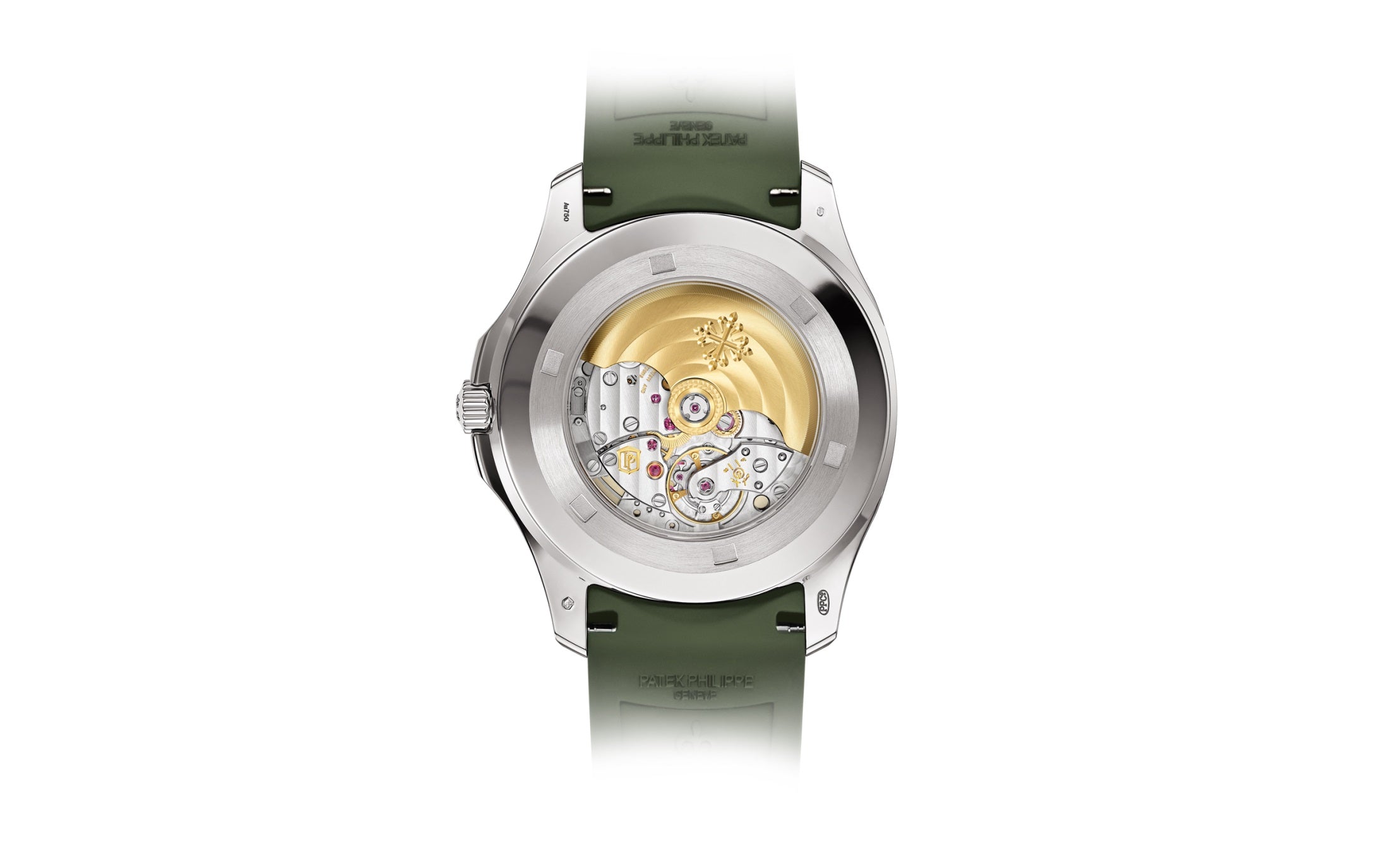 Patek Philippe Aquanaut Jumbo Date, Sweep Seconds, 18k White Gold, 42,2 mm, Ref# 5168G-010 1:1 - Image 13