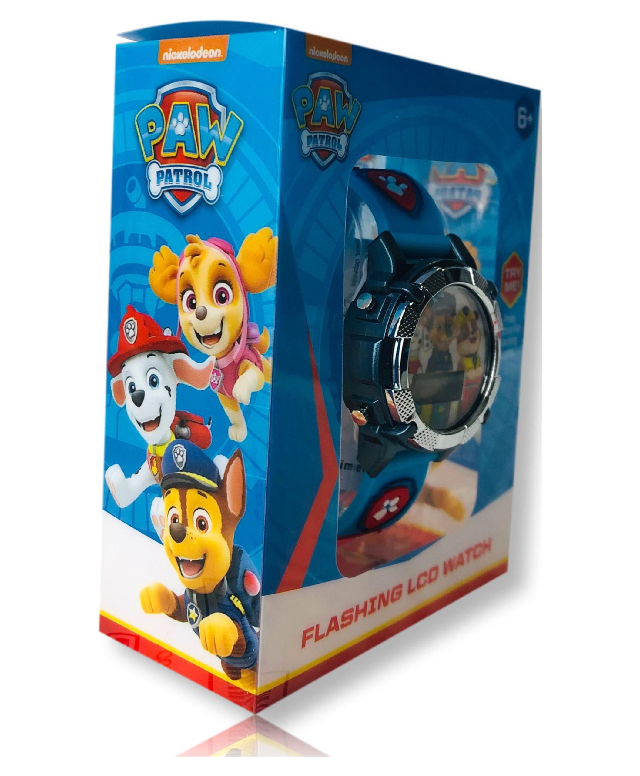 Nickelodeon Paw Patrol Metallic Light-Up Childrens LCD Watch with Silicone Strap in Blue (PAW4347WM) - Image 3