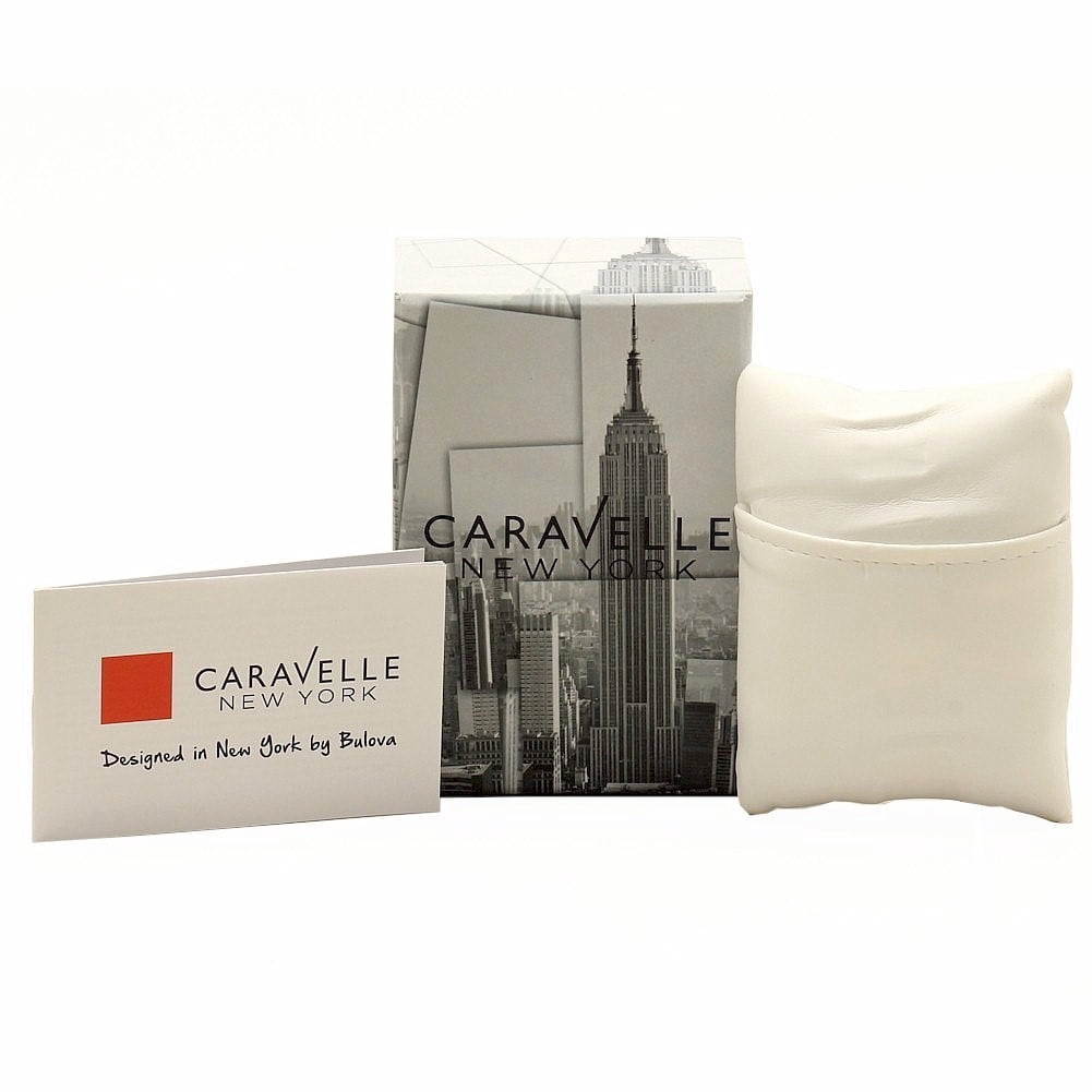 Ladies' Caravelle New York Chronograph Resin Watch - Image 3