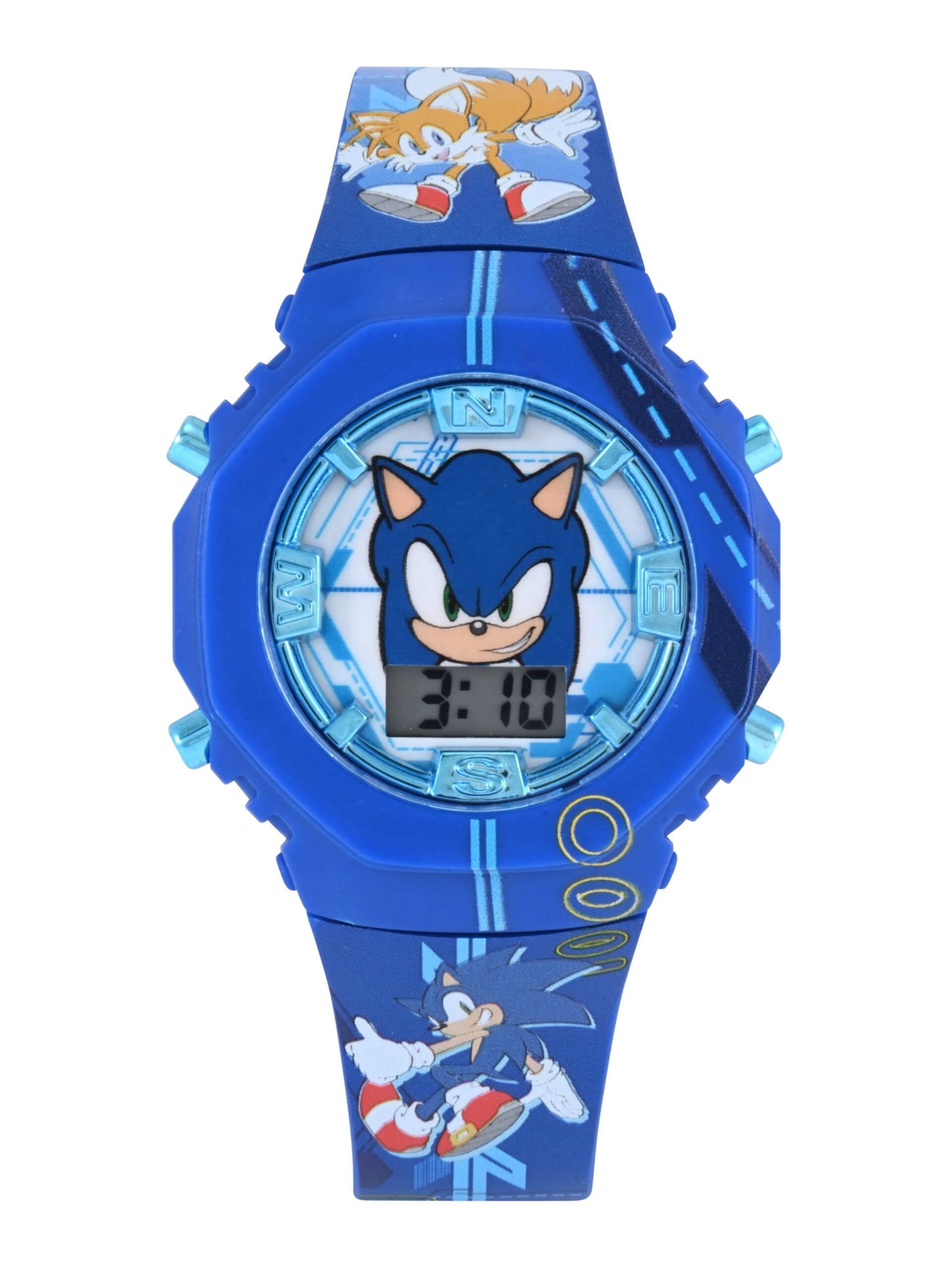 SEGA Sonic the Hedgehog Unisex Child Blue LCD Watch and Compass Set, SNC40125MWM - Image 3