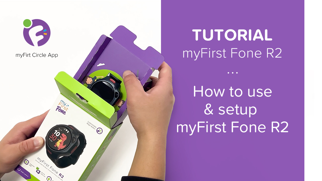 myFirst Fone R2 (Cotton Candy) - Kids Smartwatch Phone: GPS Safety, Video Call, SOS, eSIM, Care Call (Ages 5-12, North America) - Image 2