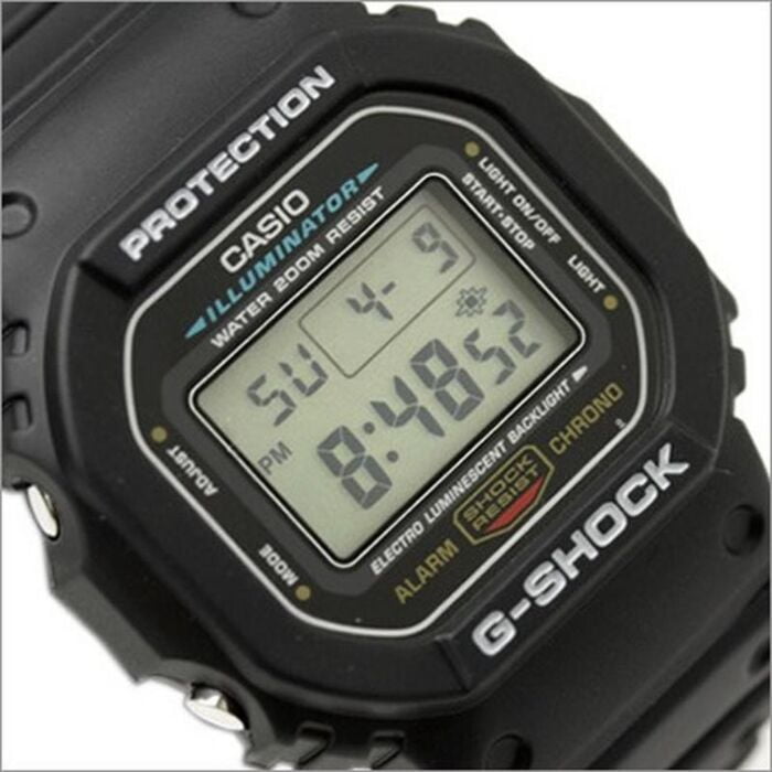 Casio Adult Men's G-Shock Classic Core Watch DW5600E-1V - Image 3