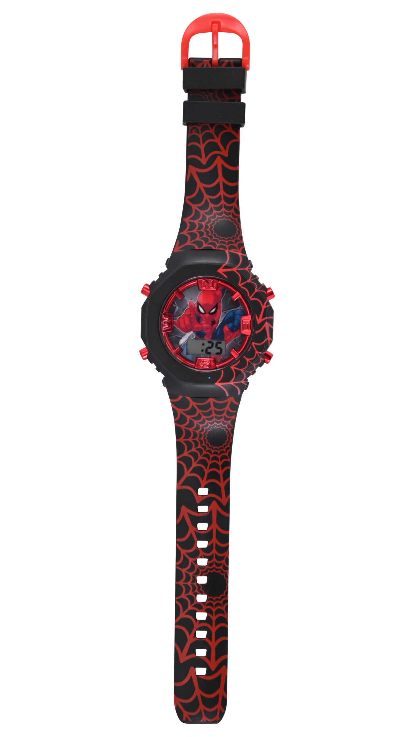 Marvel Spider-Man Unisex Child 2pc Red and Black Watch and Survival Bracelet Set, SPD40203WM - Image 4