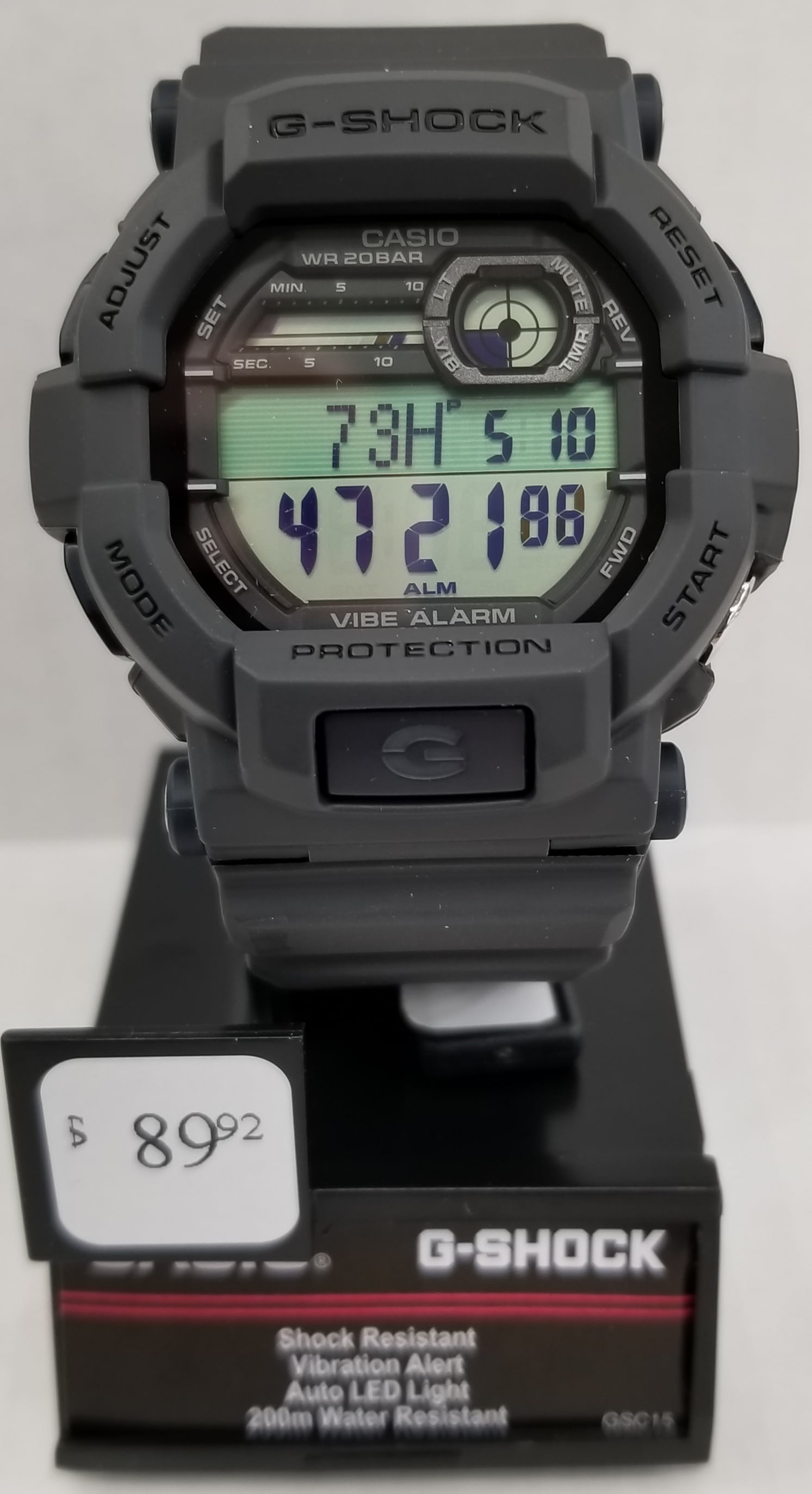Casio Men's G-Shock Watch with Gray Resin Strap - Image 2