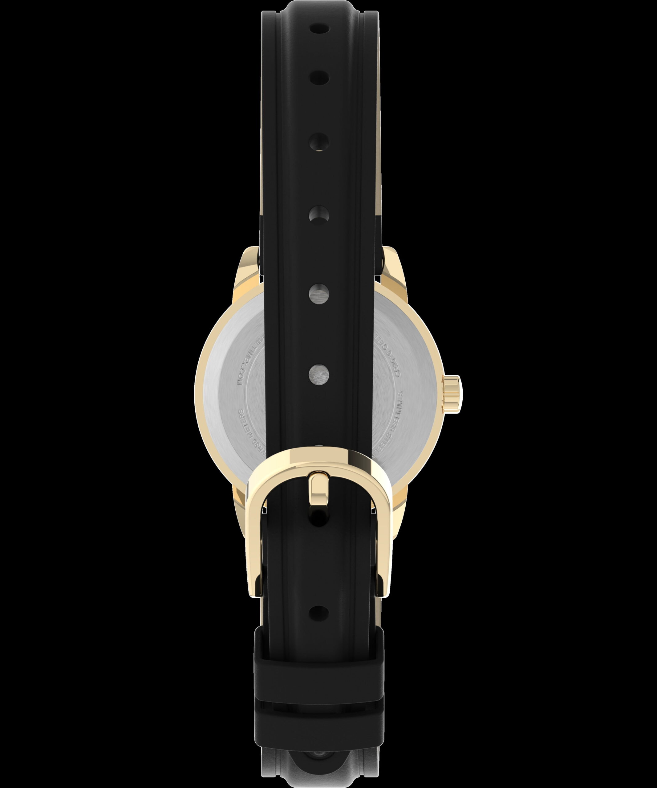 Timex Ladies' Dress Black Leather Strap - Image 5