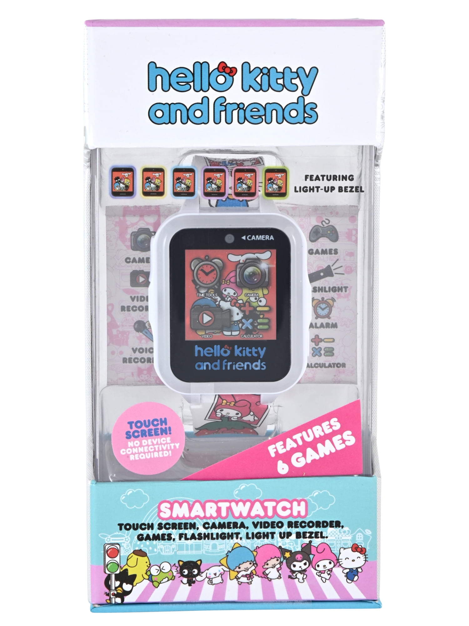 Sanrio Hello Kitty & Friends iTime Unisex Child Smart Watch with Silicone Strap and White Case 42mm - Image 4