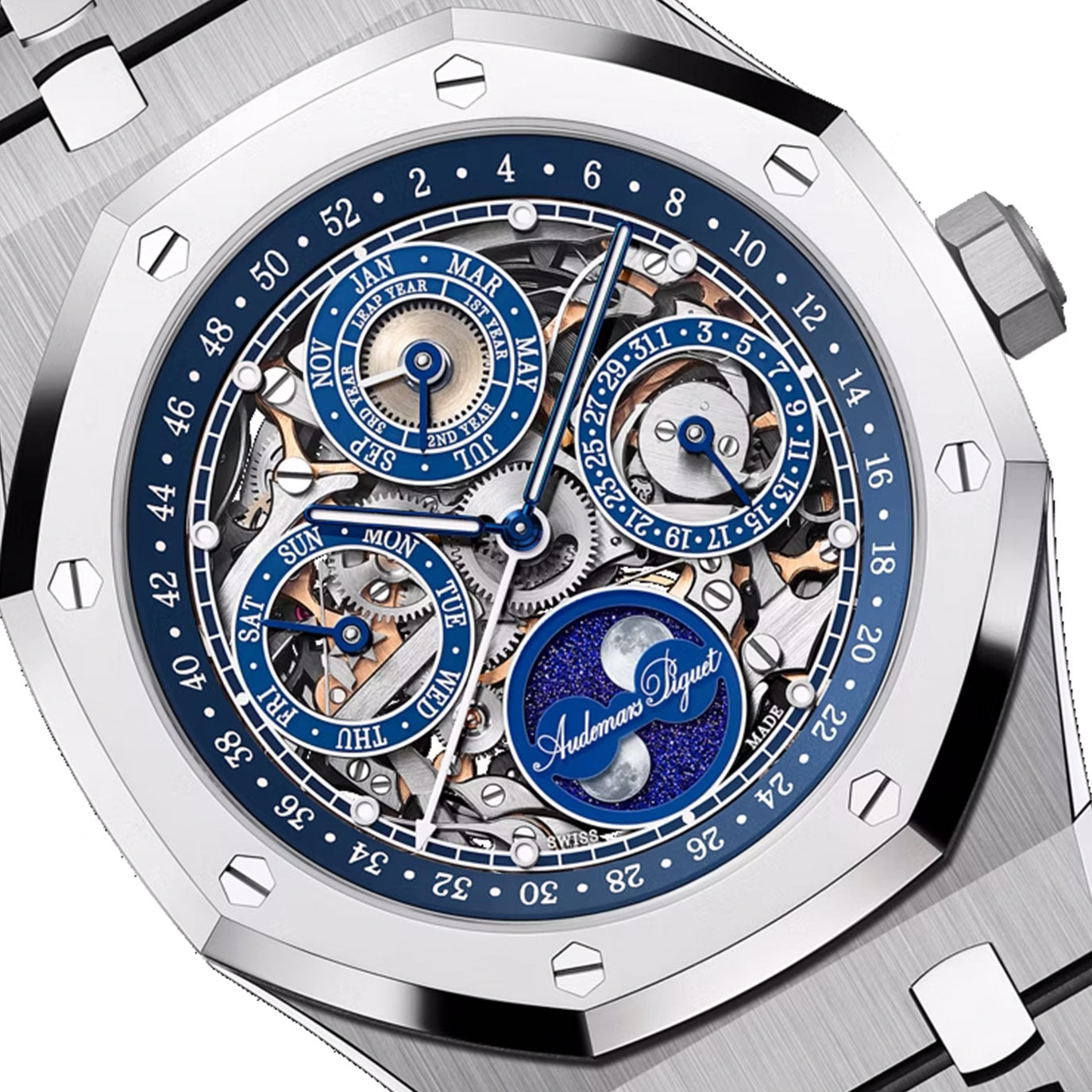 Audemars Piguet Royal Oak Perpetual Calendar “150th Anniversary”, 26585XT.OO.1220XT.01, box and papers 1:1 - Image 8