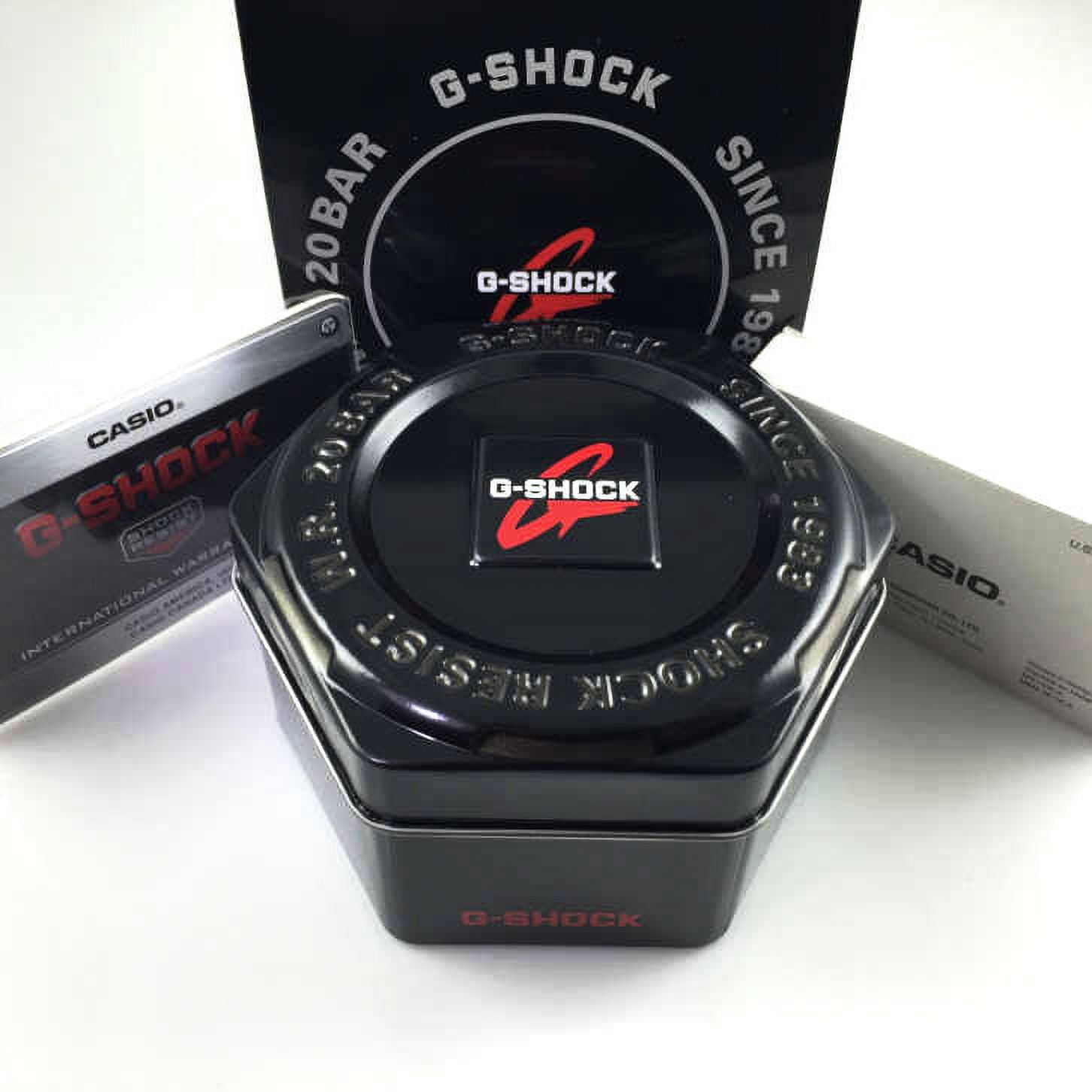 Casio Men's G-Shock Wristwatch with Black Resin Strap - GD350-1C - Image 4