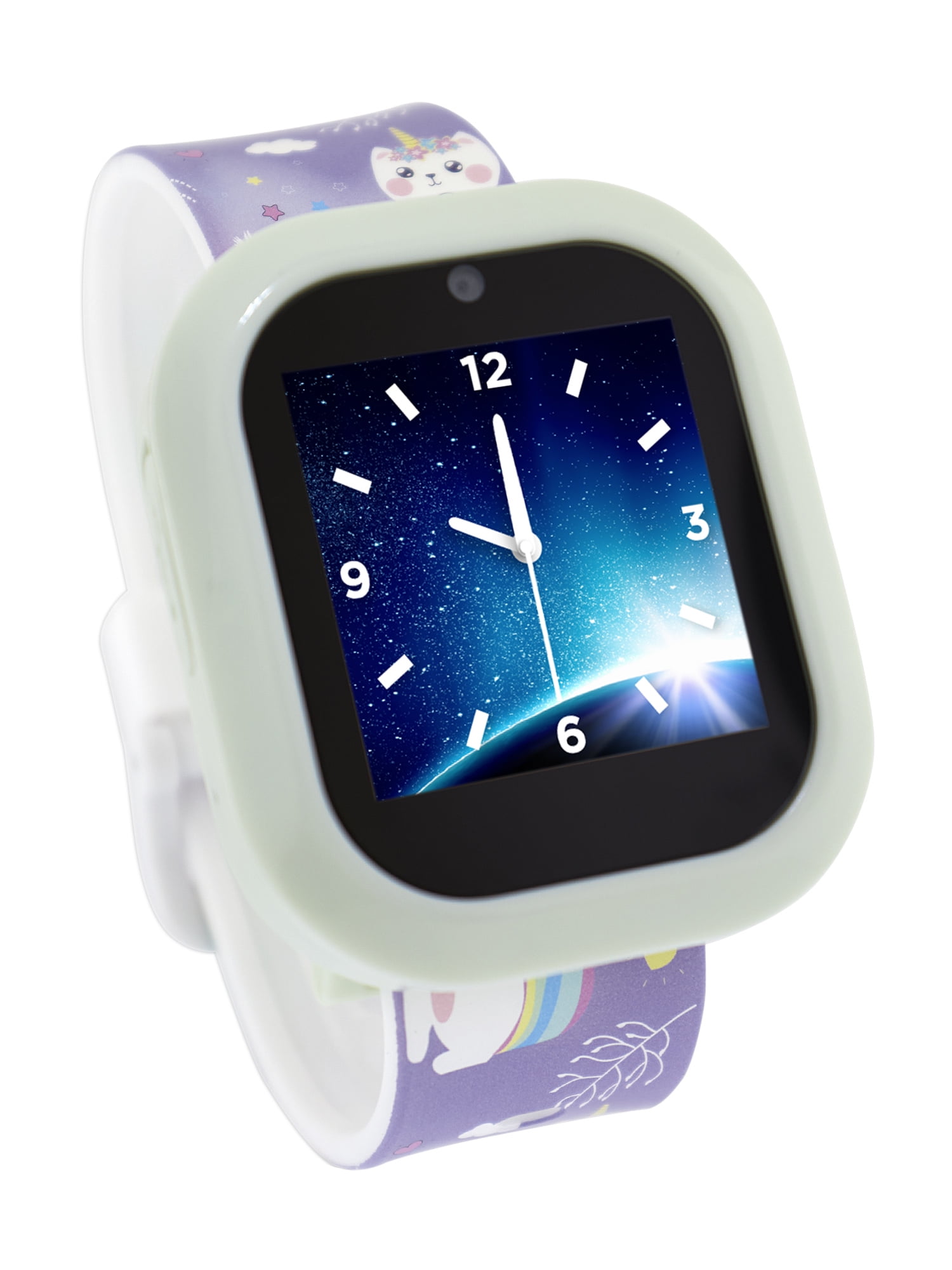 Itech Junior Kids Girls Caticorn Bluetooth Enabled Smartwatch with Interchangeable Straps and Bezels - Image 2