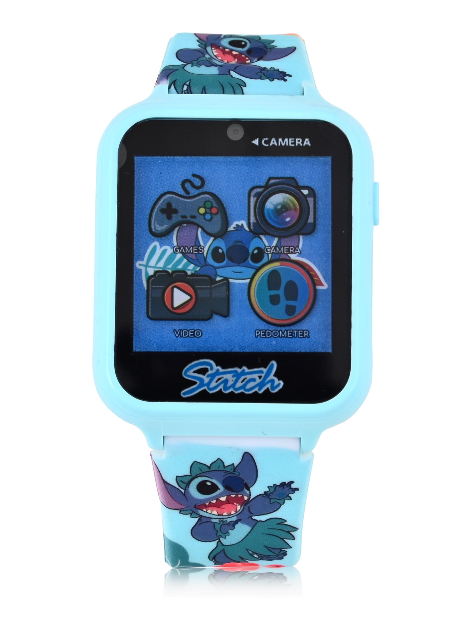 Disney Lilo & Stitch iTime Unisex Touchscreen Children's Smart Watch with Silicone Strap and Blue Case 42MM