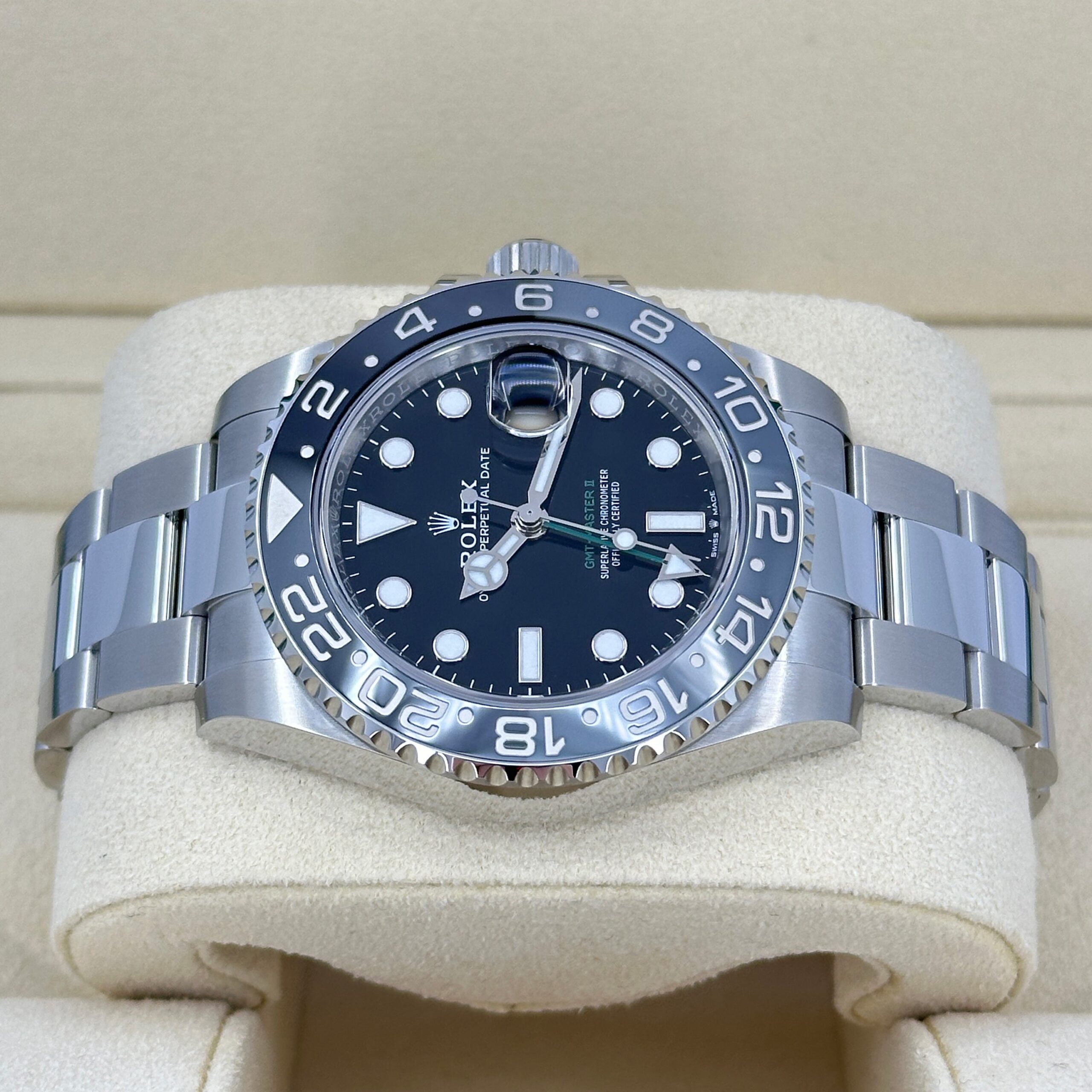 Unworn Rolex GMT-Master II, Bruce Wayne, Black, Oyster, Ref# 126710grnr-0004 1:1 - Image 6