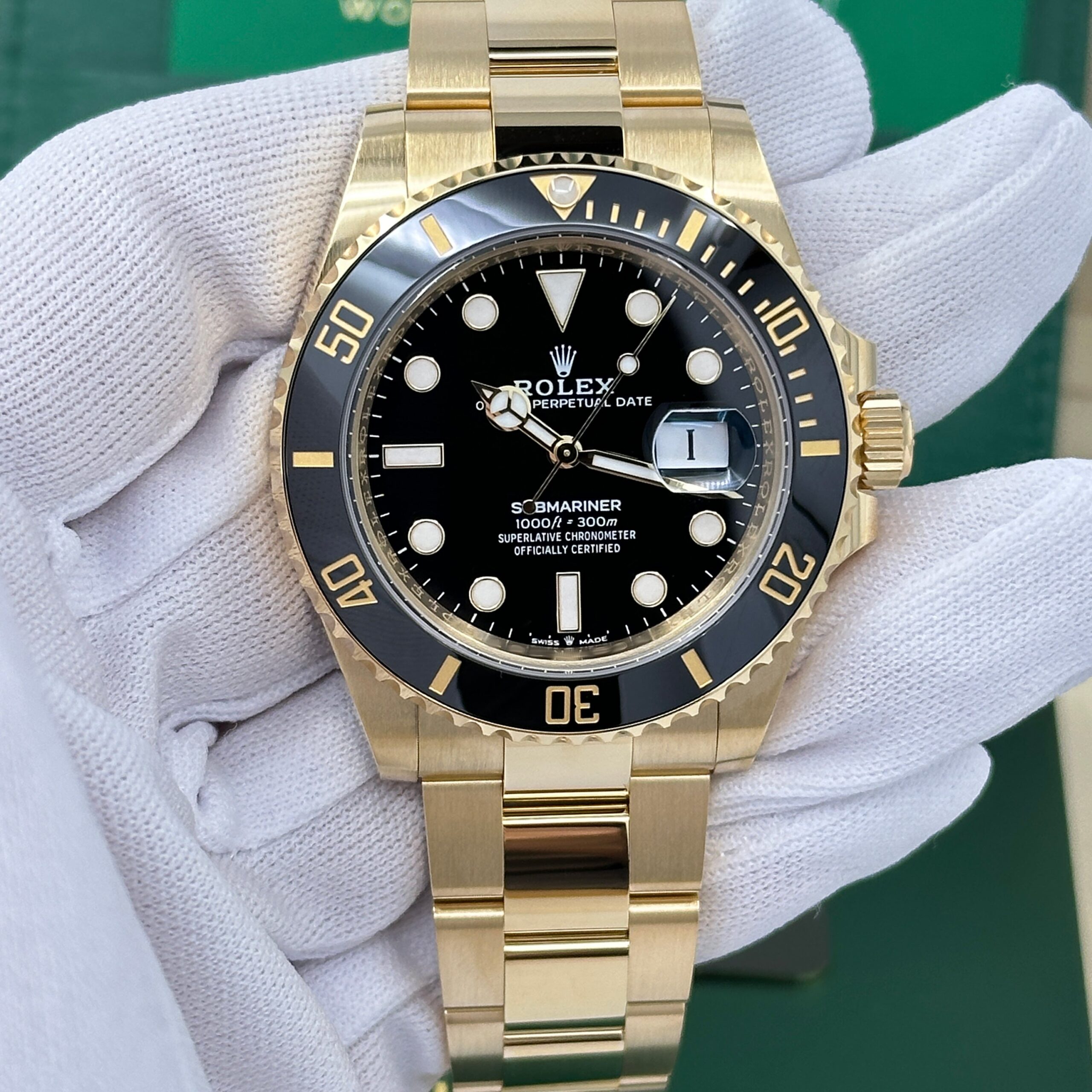 Rolex Submariner Date, 18k Yellow Gold, 41mm, Ref# 126618ln-0002 1:1 - Image 15