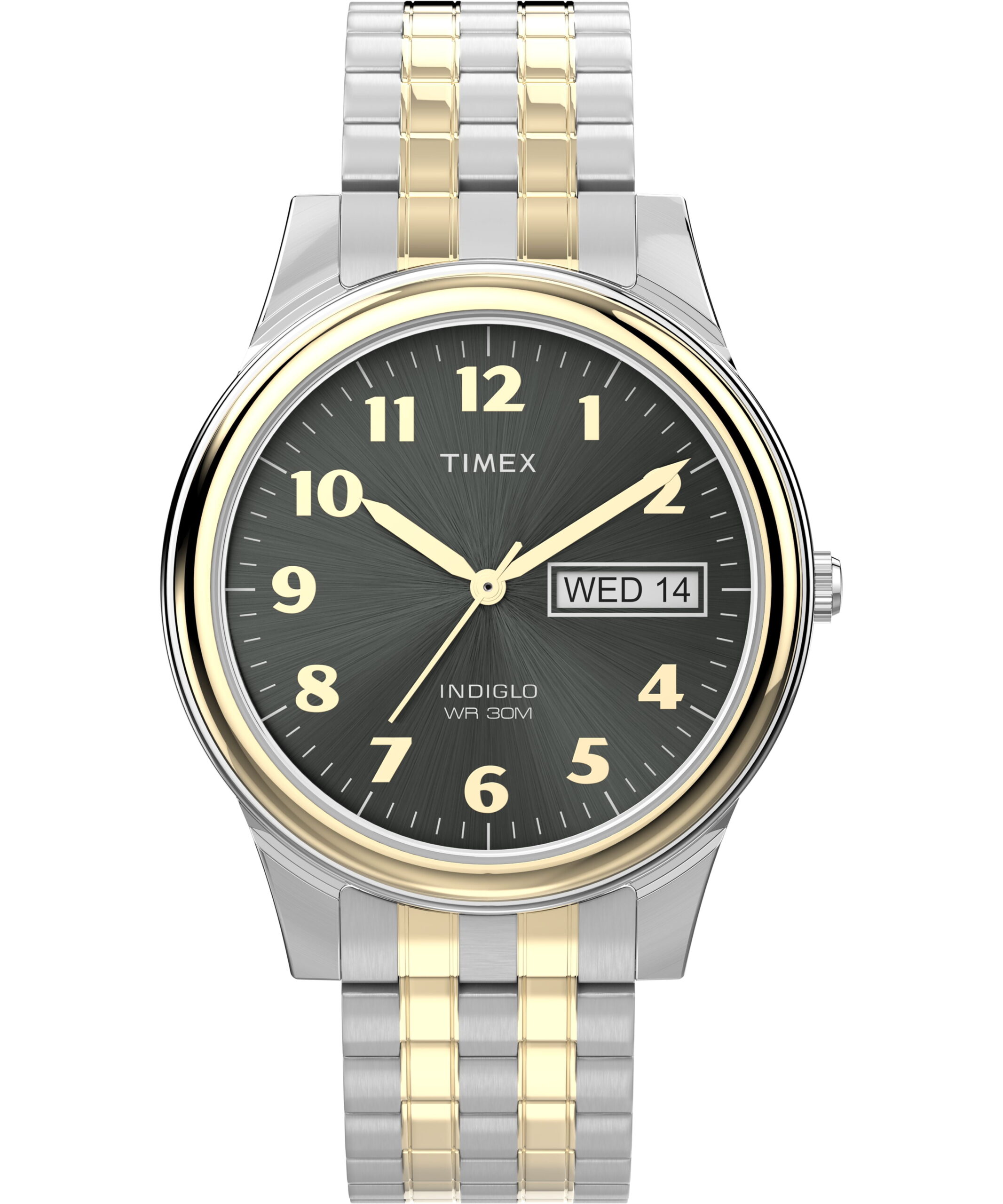 Men's Dress Two Tone Expansion Band