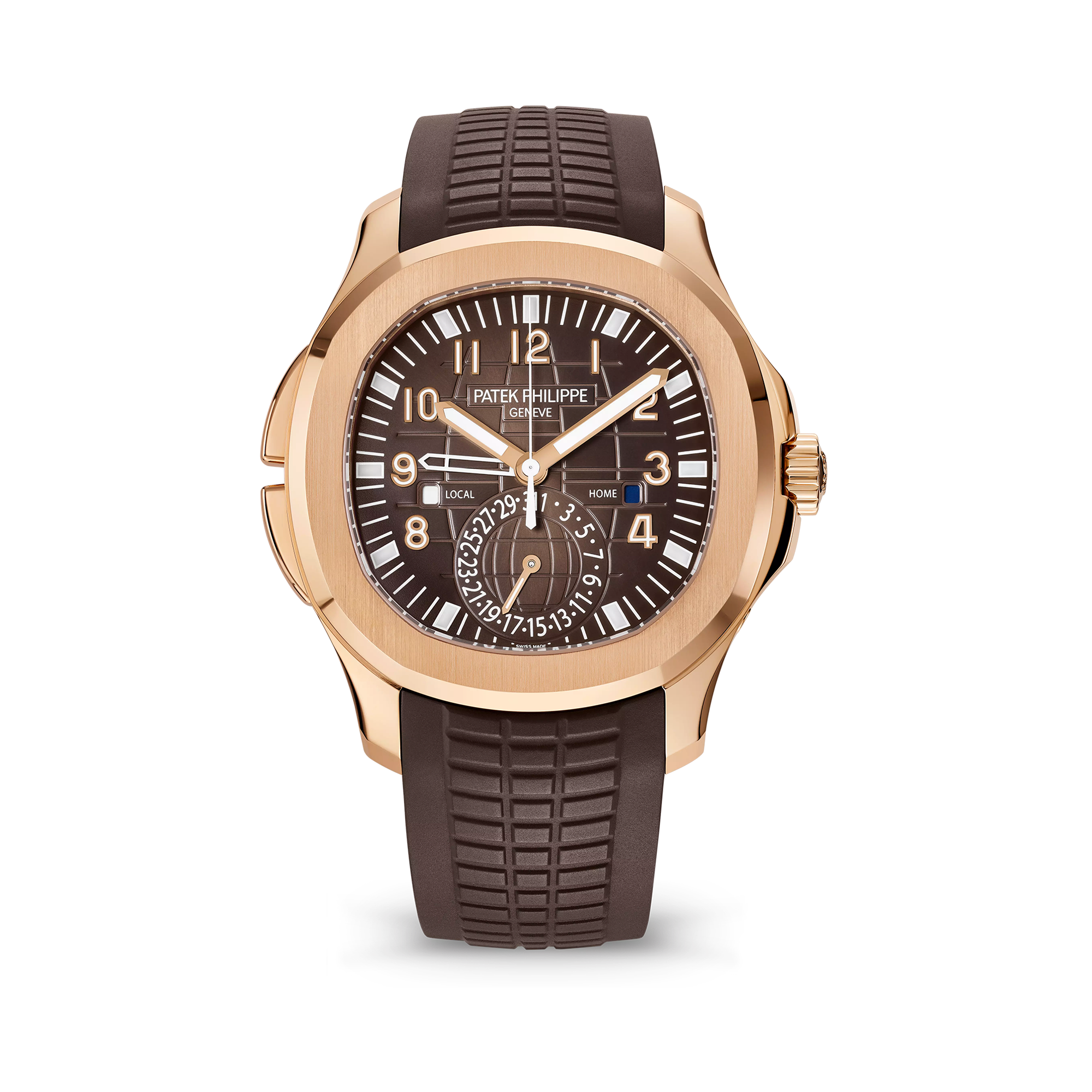 Patek Philippe Aquanaut Travel Time, 18k Rose Gold, 40,8mm, Ref# 5164R-001 1:1