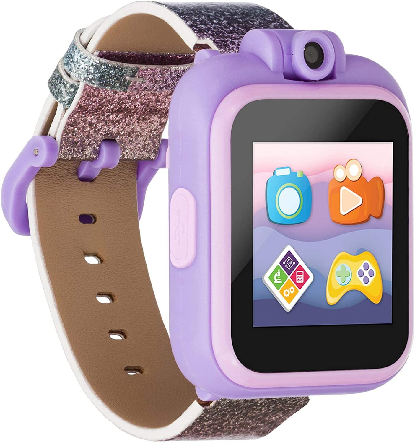 PlayZoom 2 Kids Girls Smartwatch - Purple Glitter