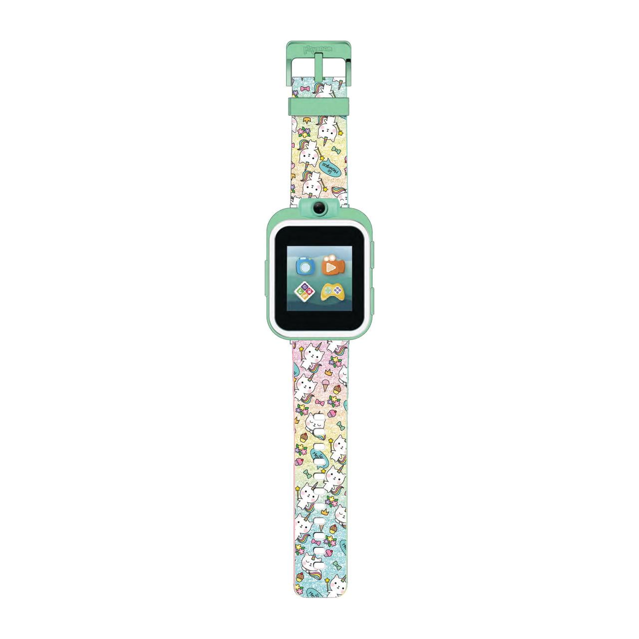 PlayZoom 2 Kids Smartwatch - Video Camera Selfies STEM Gift for Kids (Tie Dye Cats and Ice Cream)