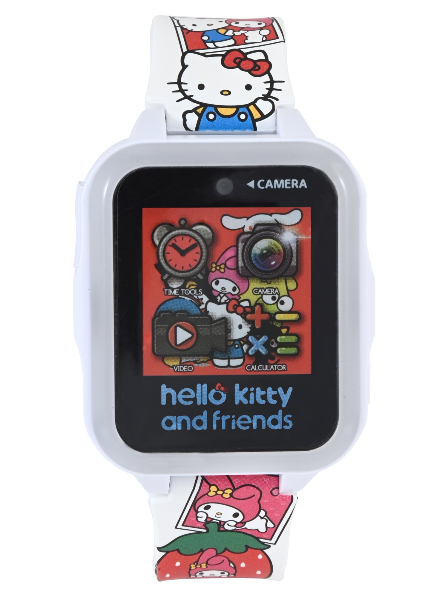 Sanrio Hello Kitty & Friends iTime Unisex Child Smart Watch with Silicone Strap and White Case 42mm