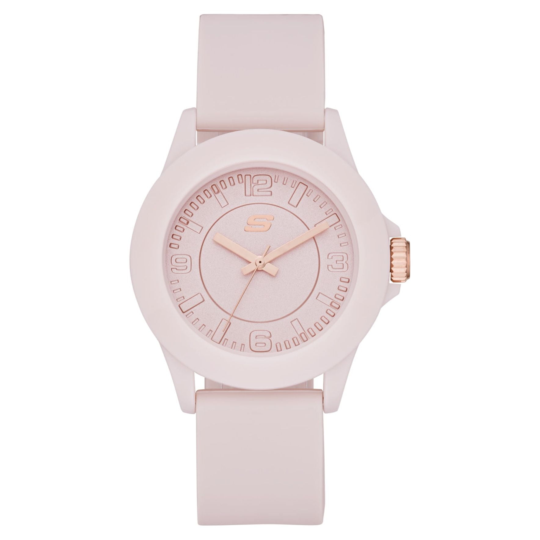 Skechers Women's Rosencrans Mid Quartz Plastic and Silicone Casual Sport Watch (SR6172W)