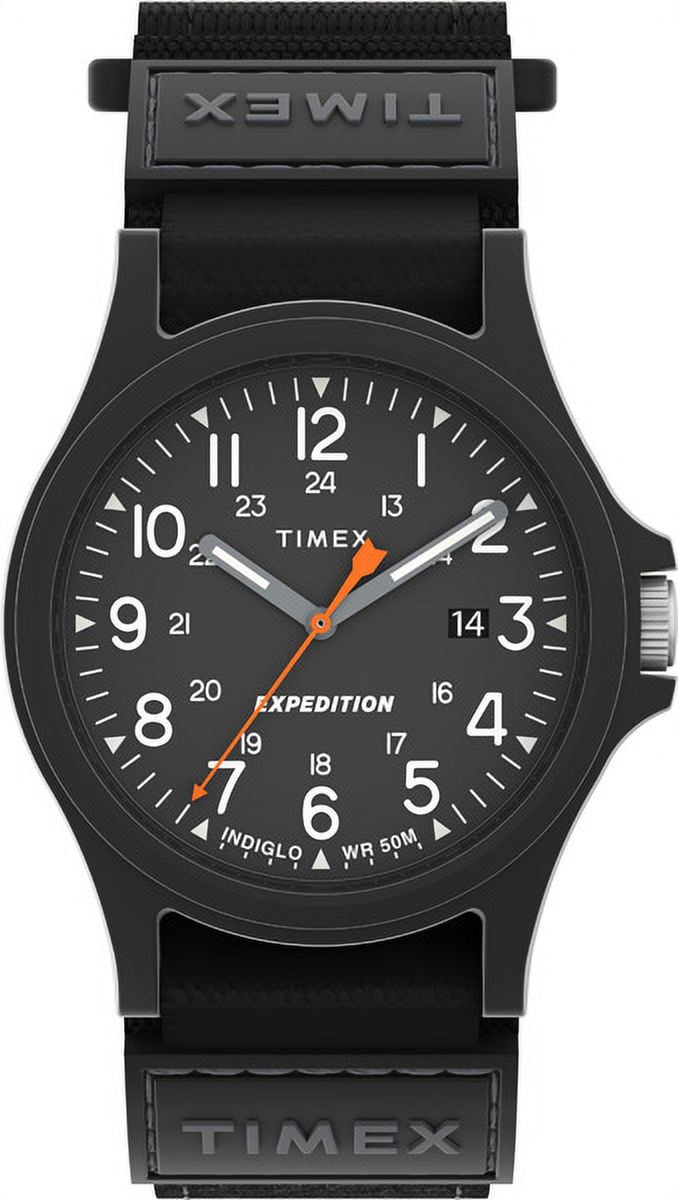 Timex Men's Expedition Wristwatch, Black Fabric, Acadia