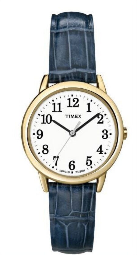 Timex Women's Analog Blue Resin Strap Wristwatch, Blue