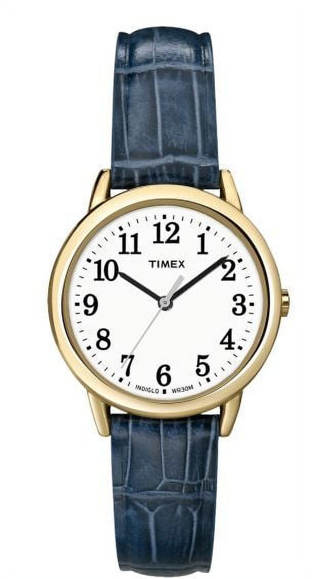 Timex Women's Analog Blue Resin Strap Wristwatch, Blue