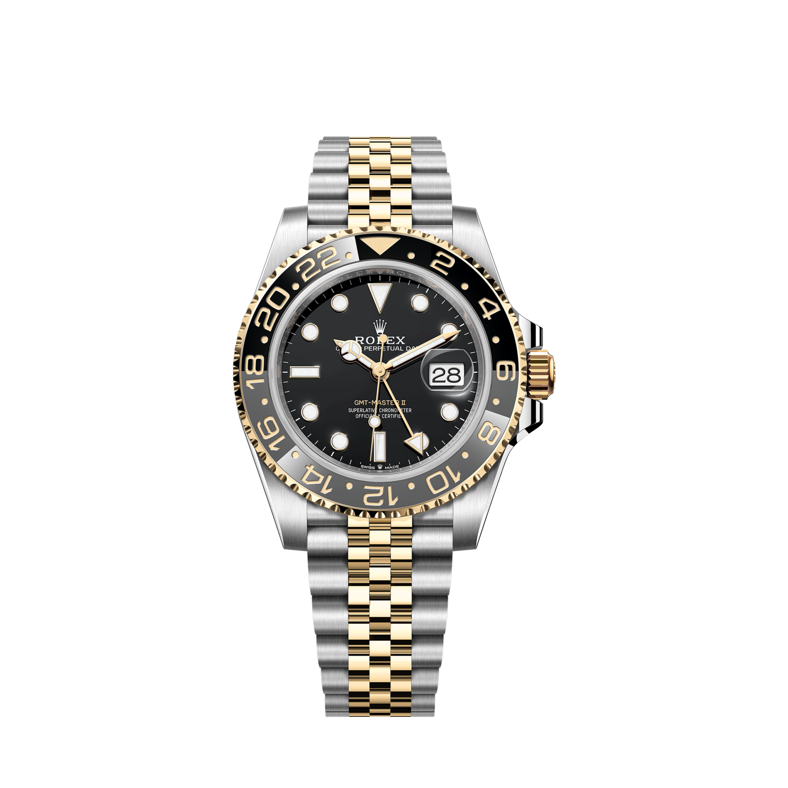 Rolex GMT-Master II, 40mm, Oystersteel and 18k Yellow Gold, Ref# 126713GRNR-0001 1:1