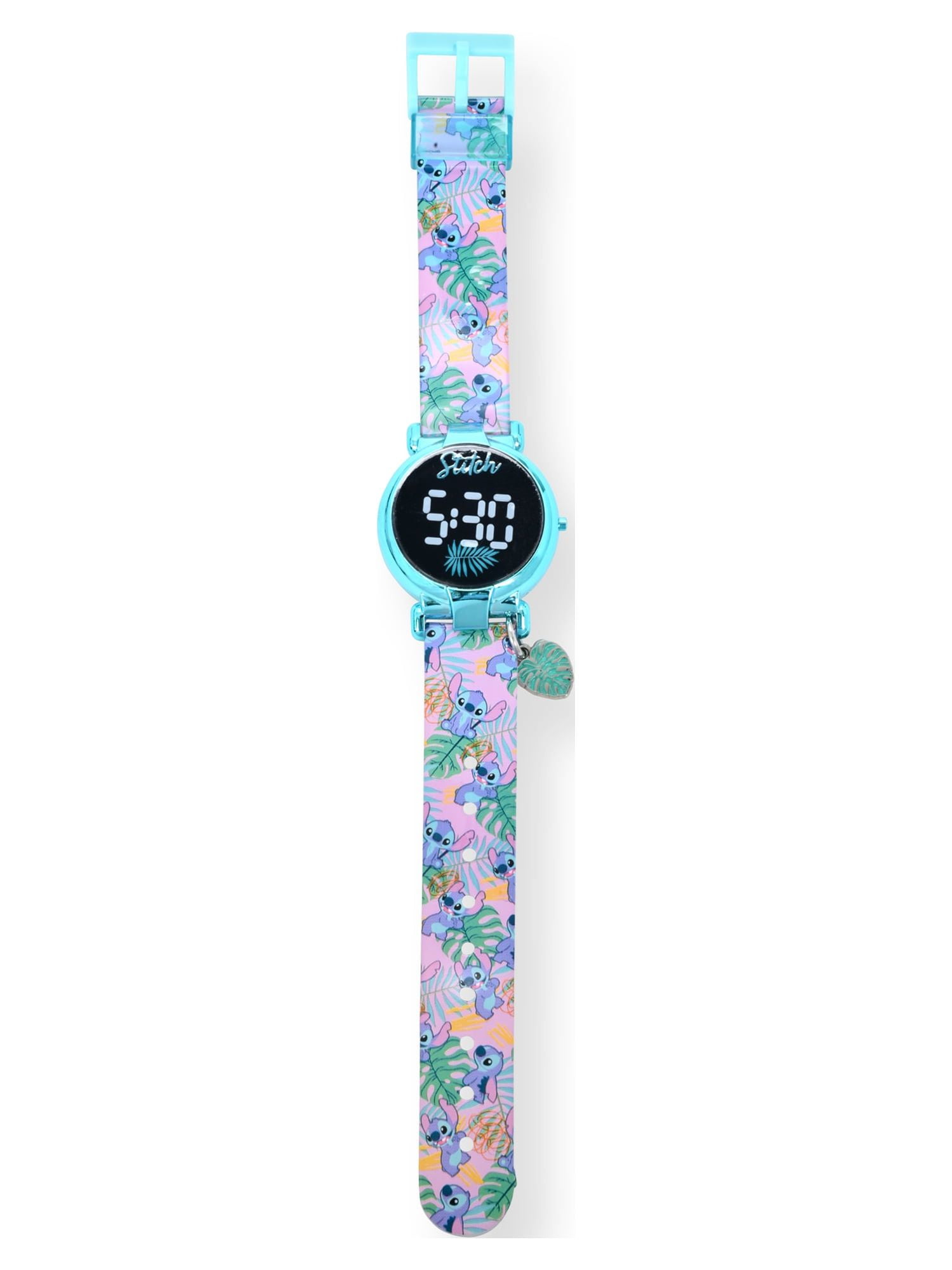 Disney Lilo and Stitch Unisex LED Watch with Charm (LAS4033WM) - Image 2